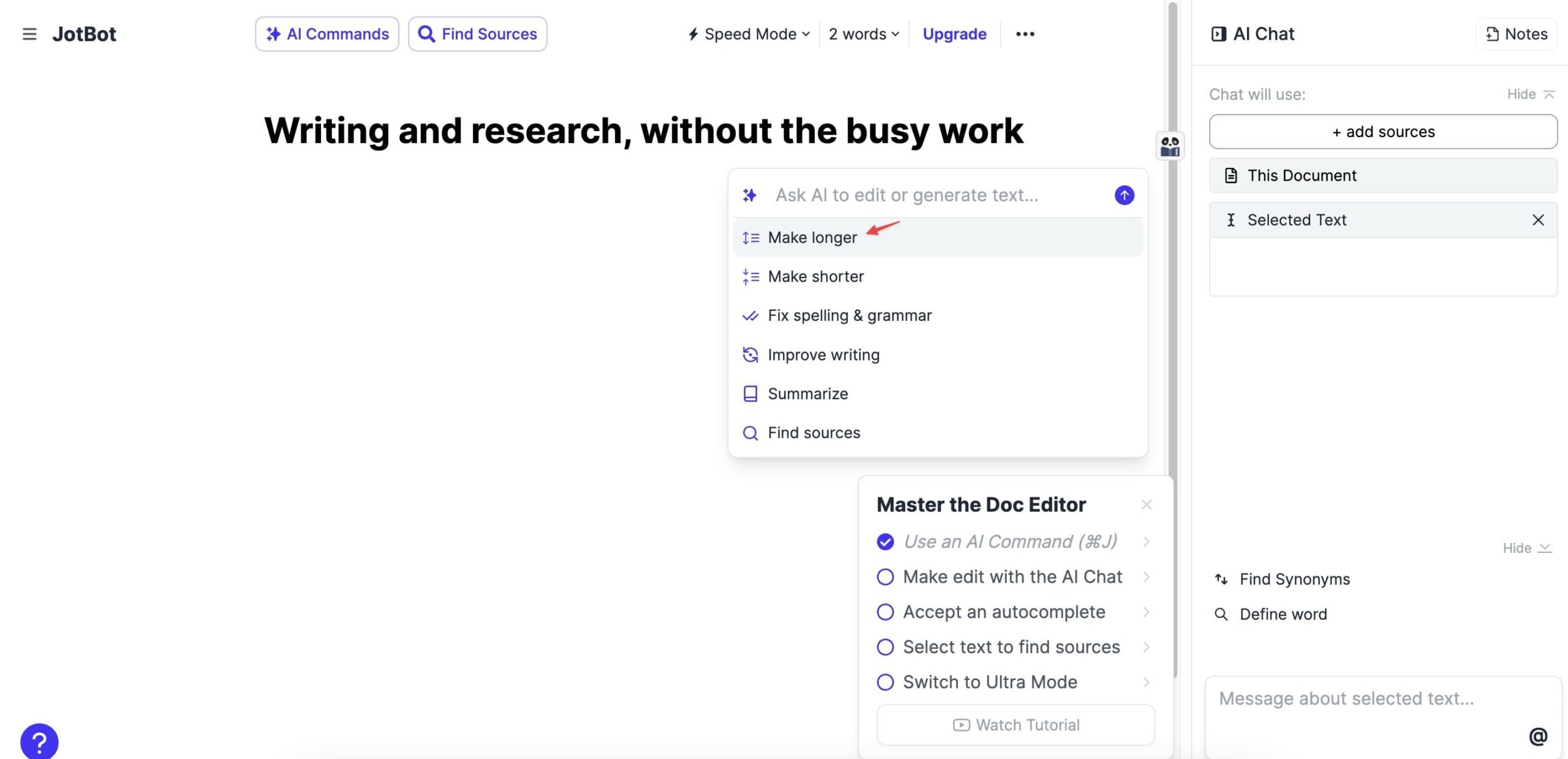 Streamlined Workflow