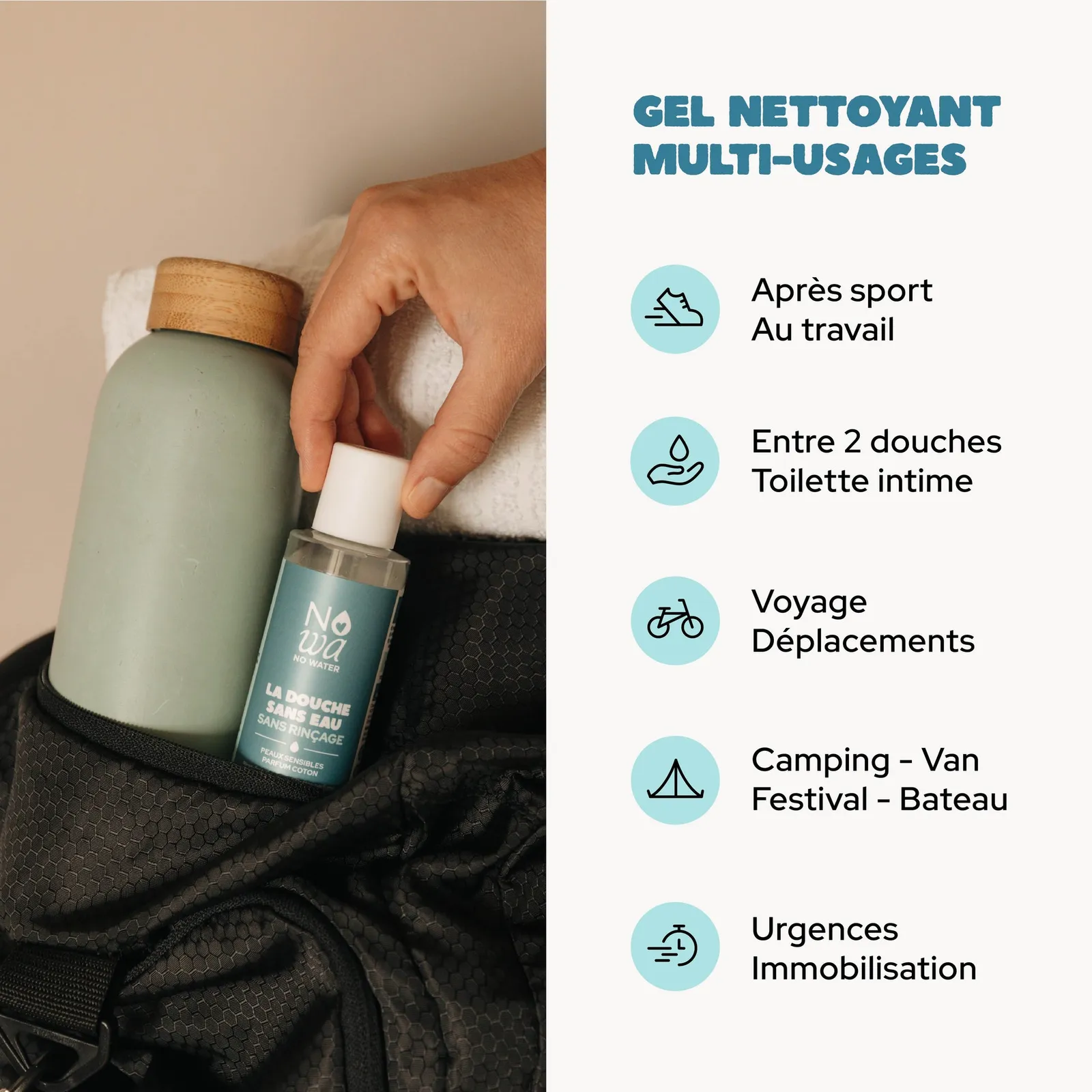 Nowa No Water Multi-Usages