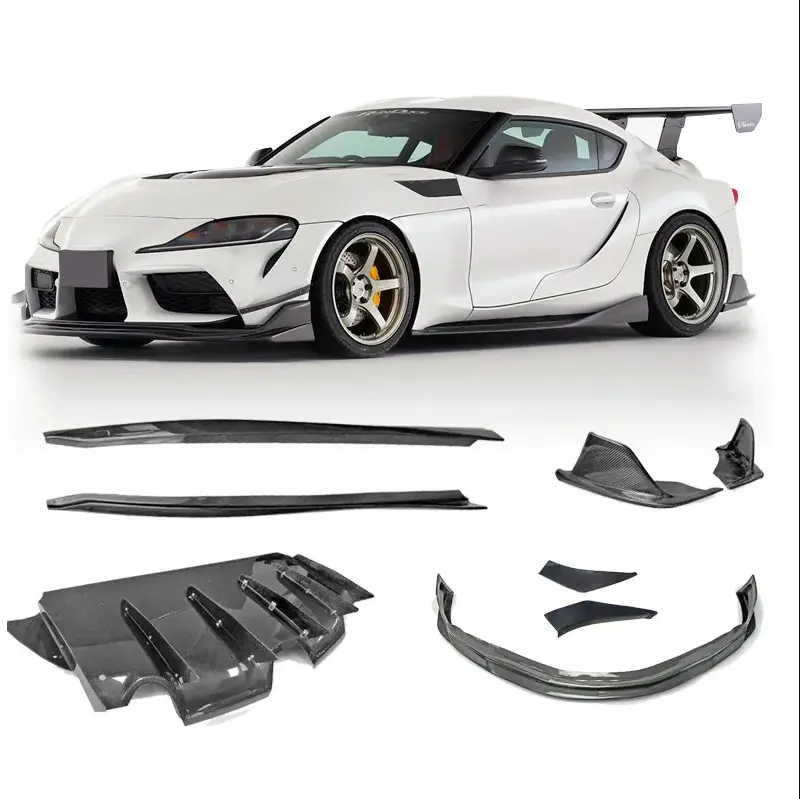 Cvrbonized carbon fiber parts
