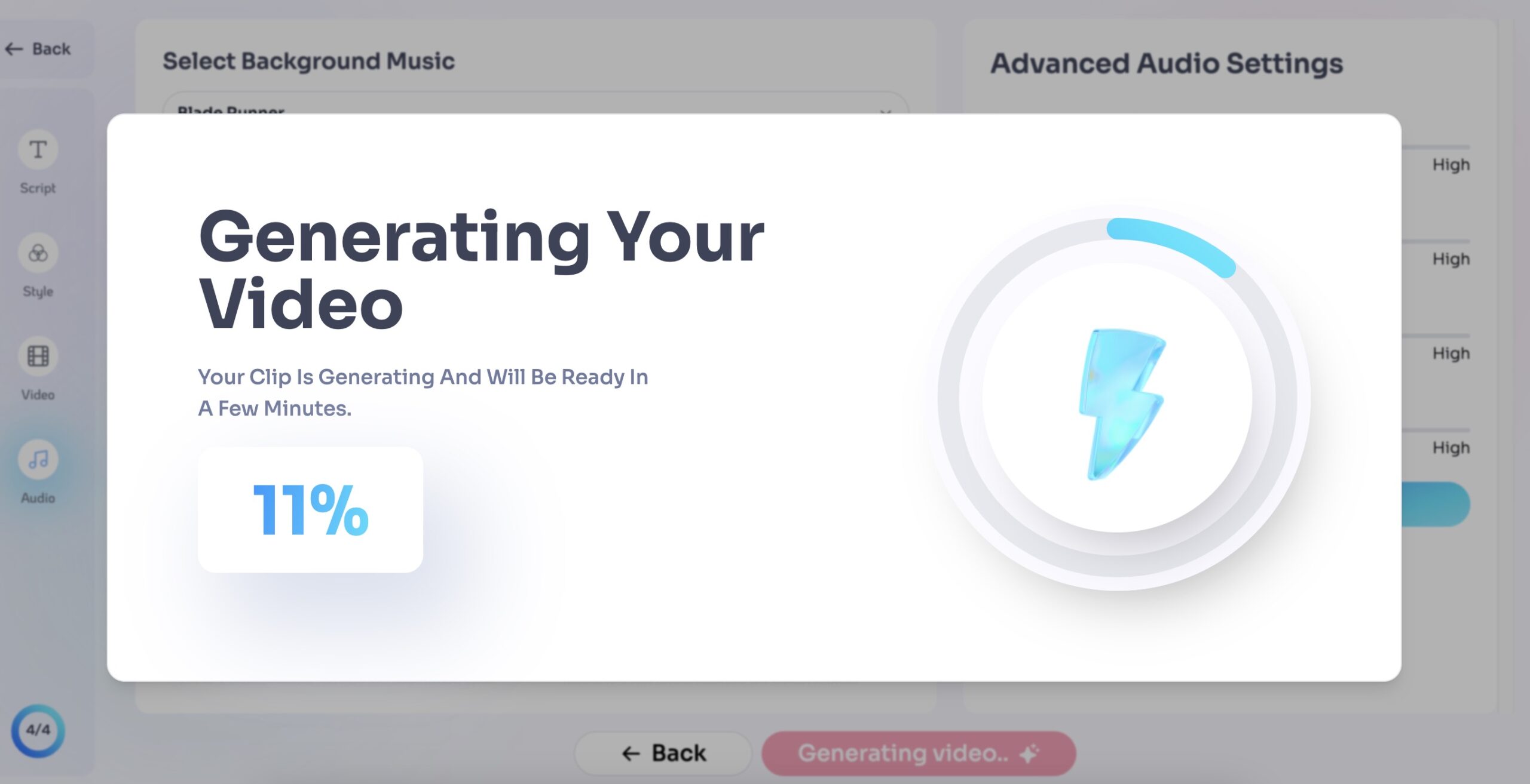 Generating Your video