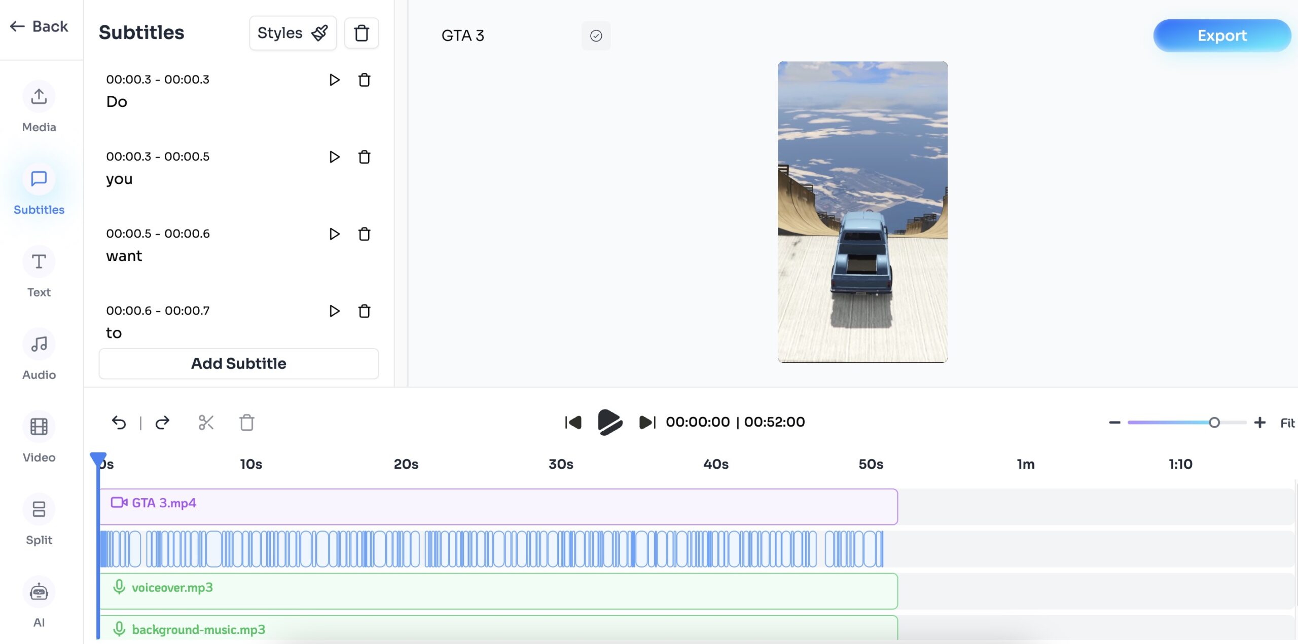 Edit video