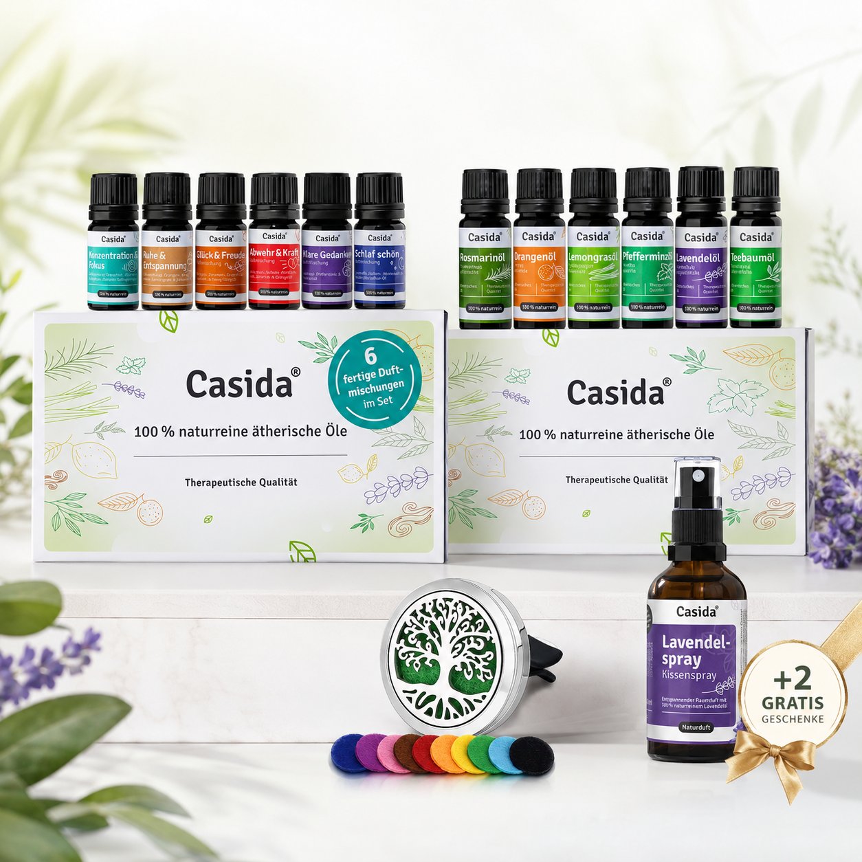 Casida rosemary hair care routine products