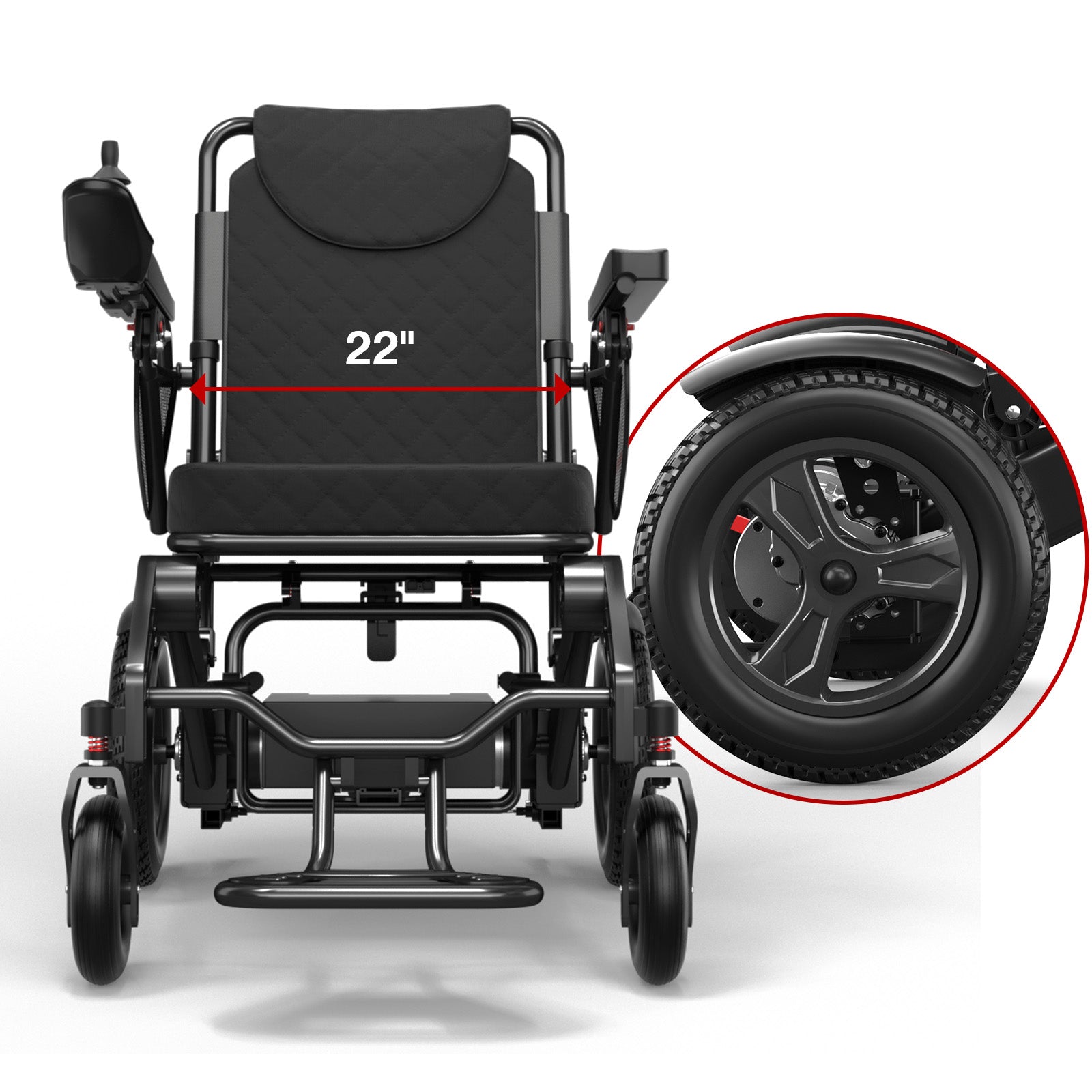 Kerdom DX05 folding electric wheelchair - mid-market hardware at a budget price