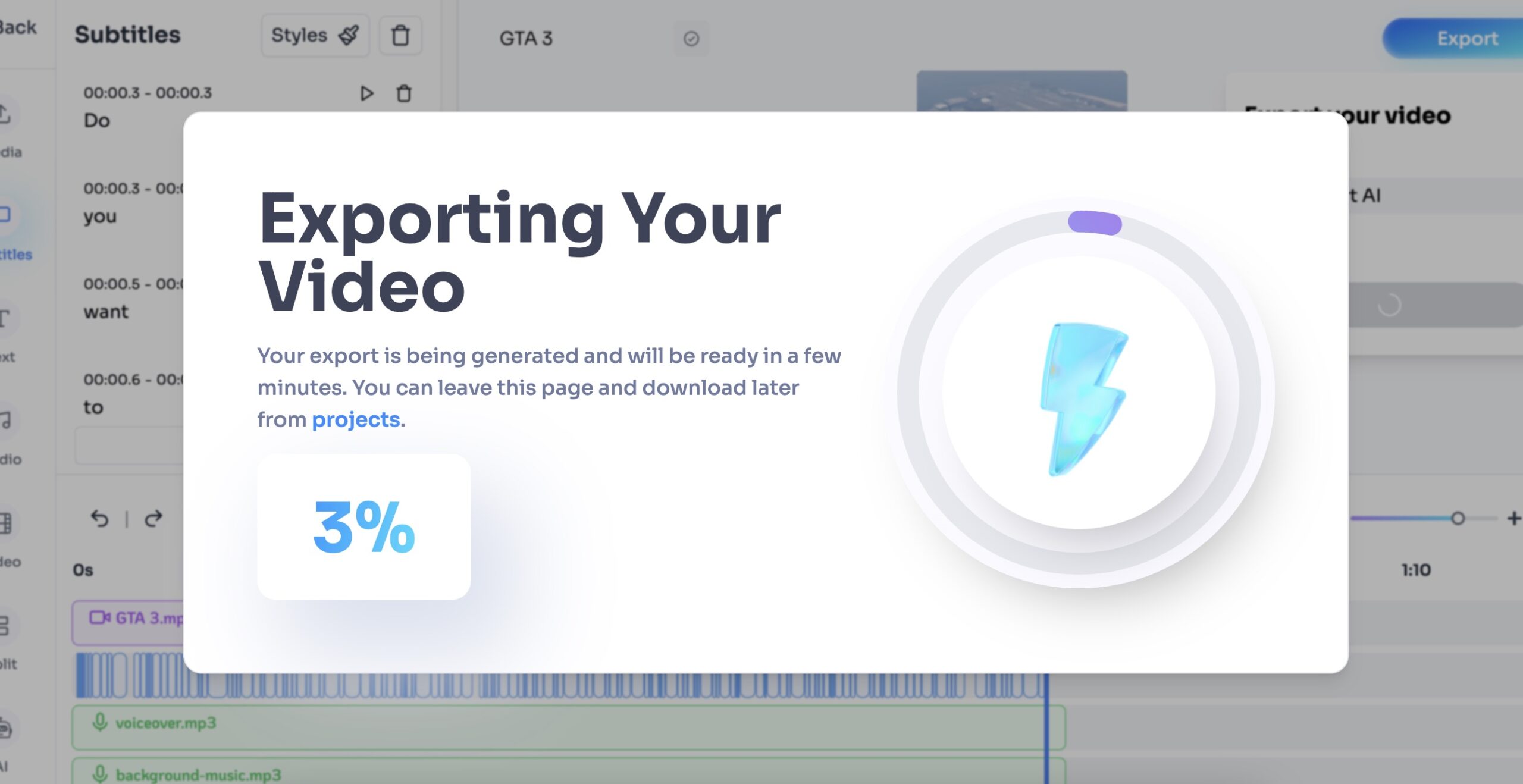 Exporting Your Video