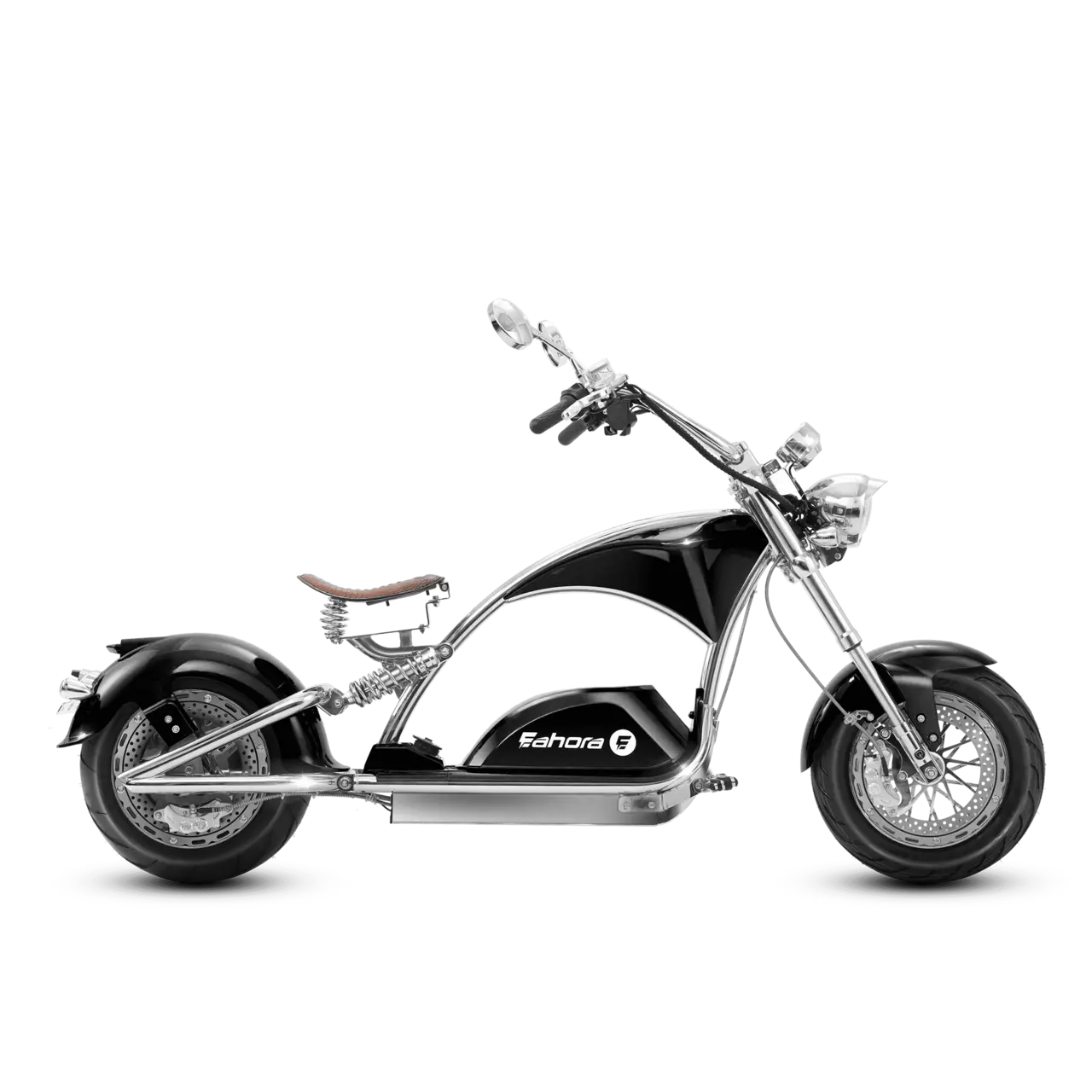 4000W Electric Chopper Scooter_Fat Tire Electric Scooter_Eahora 4000W Plating M1PS_Black