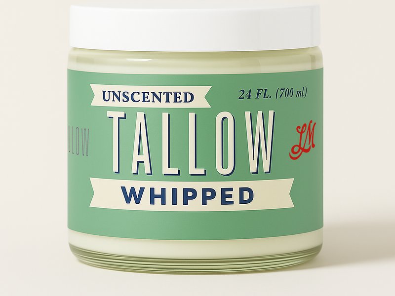 Lady May Tallow Unscented Whipped Tallow Moisturizer