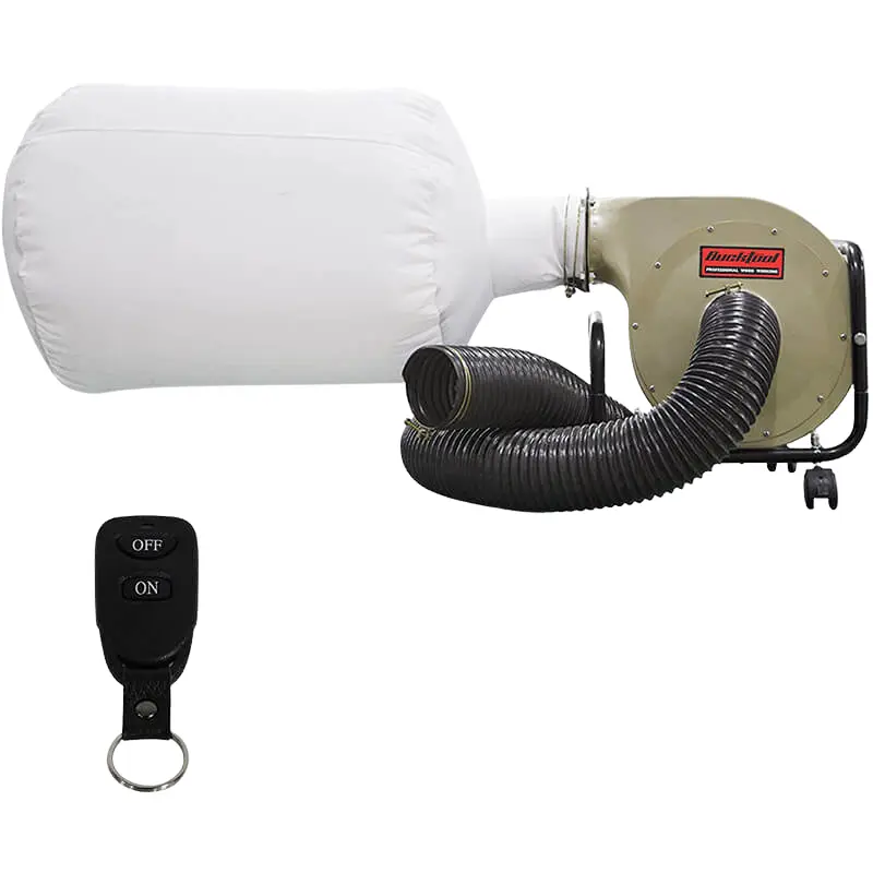 BUCKTOOL 1HP 6.5AMP Wall-Mount Dust Collector: Features & Specifications
