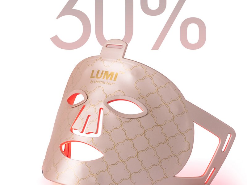 Dermeren LUMI LED Mask red light blue light wavelengths