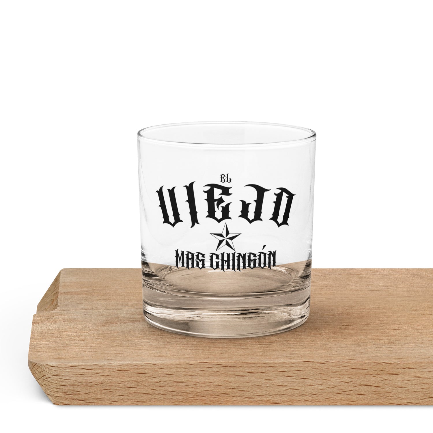 El Viejo Mas Old School Rocks glass – House Of Chingasos