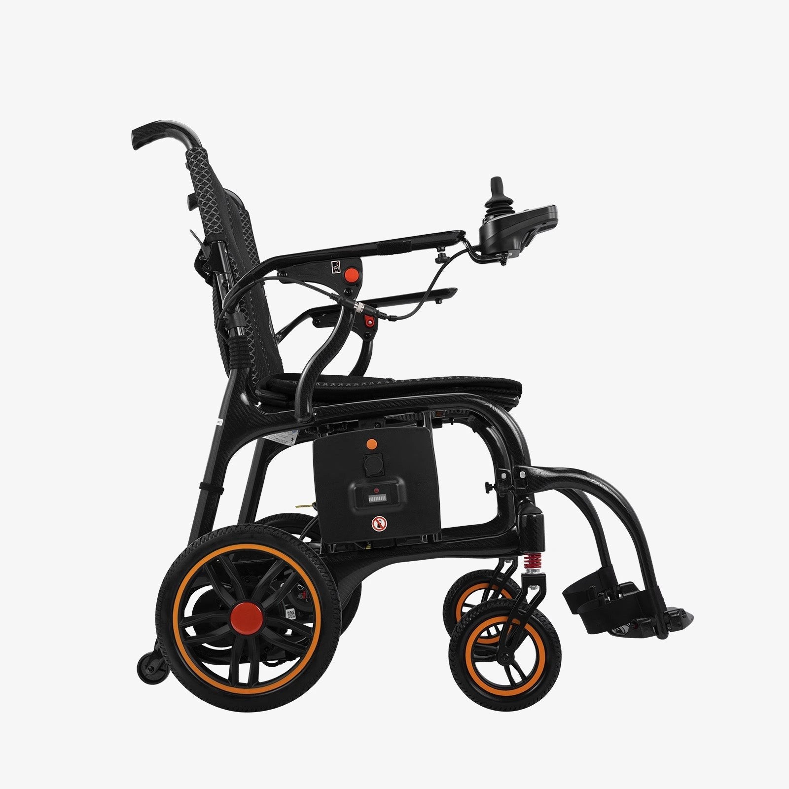 Kerdom lightweight foldable electric wheelchair carbon fiber model