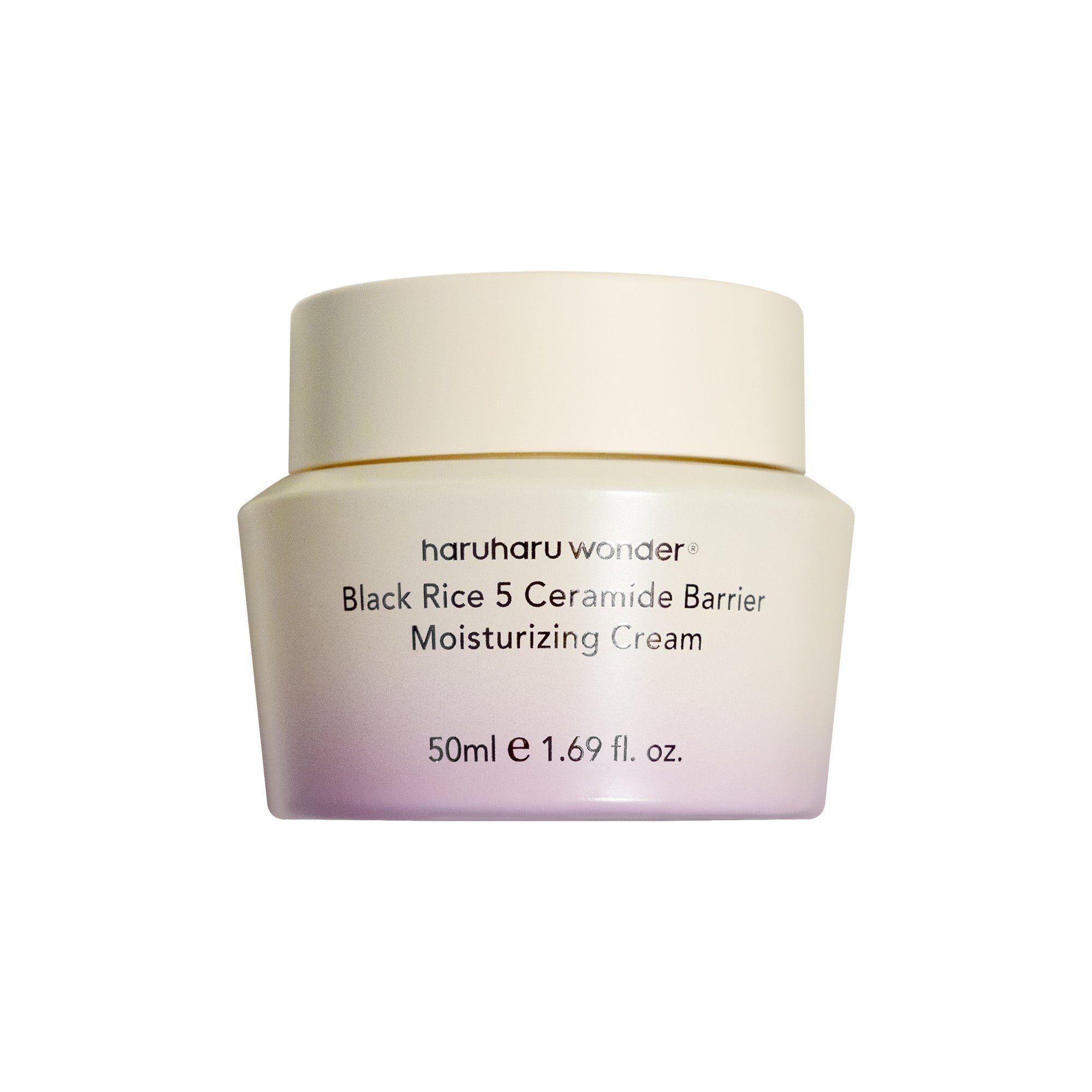 Haruharu Wonder 5 Ceramide cream texture and packaging
