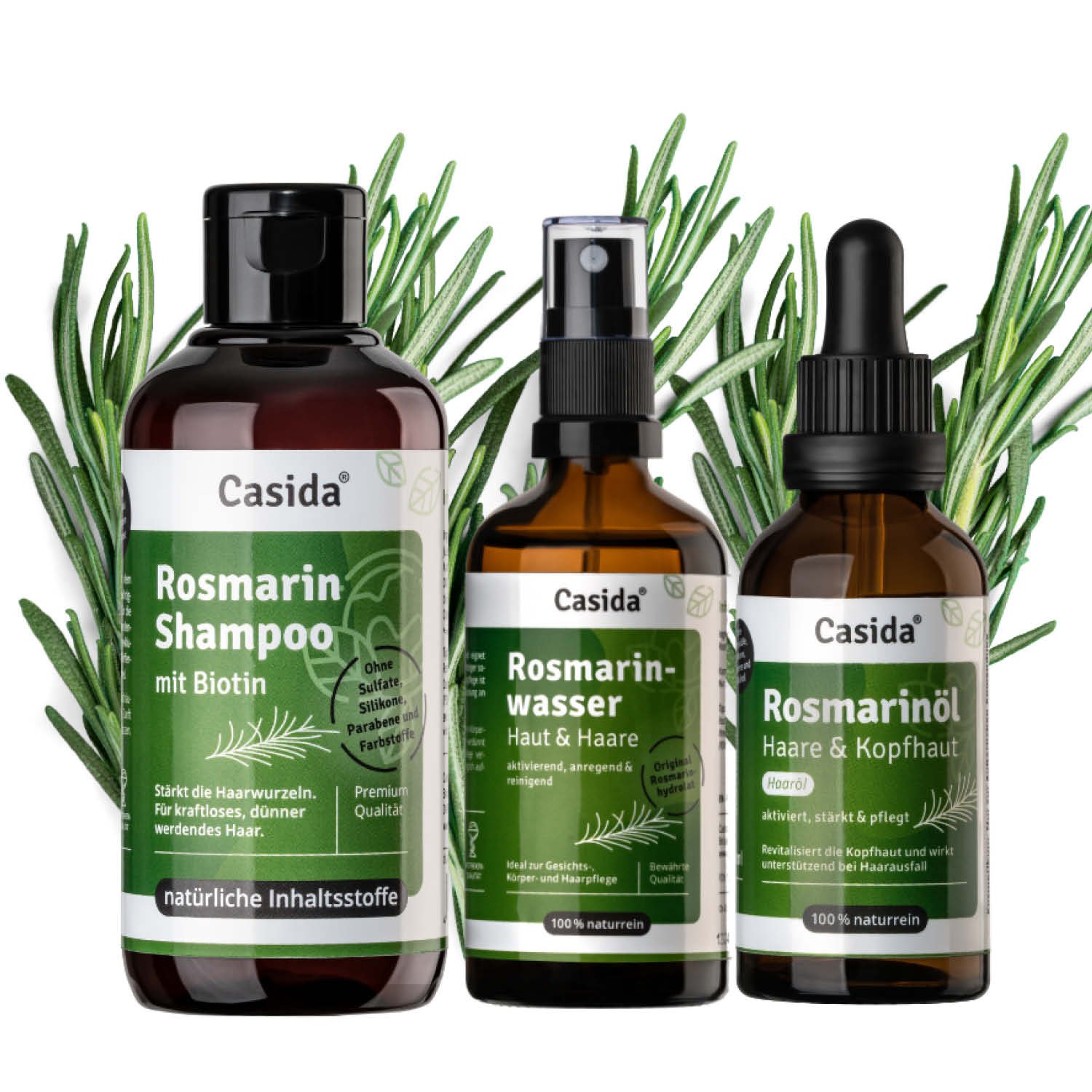 Casida Rosmarin Haarkur hair care routine