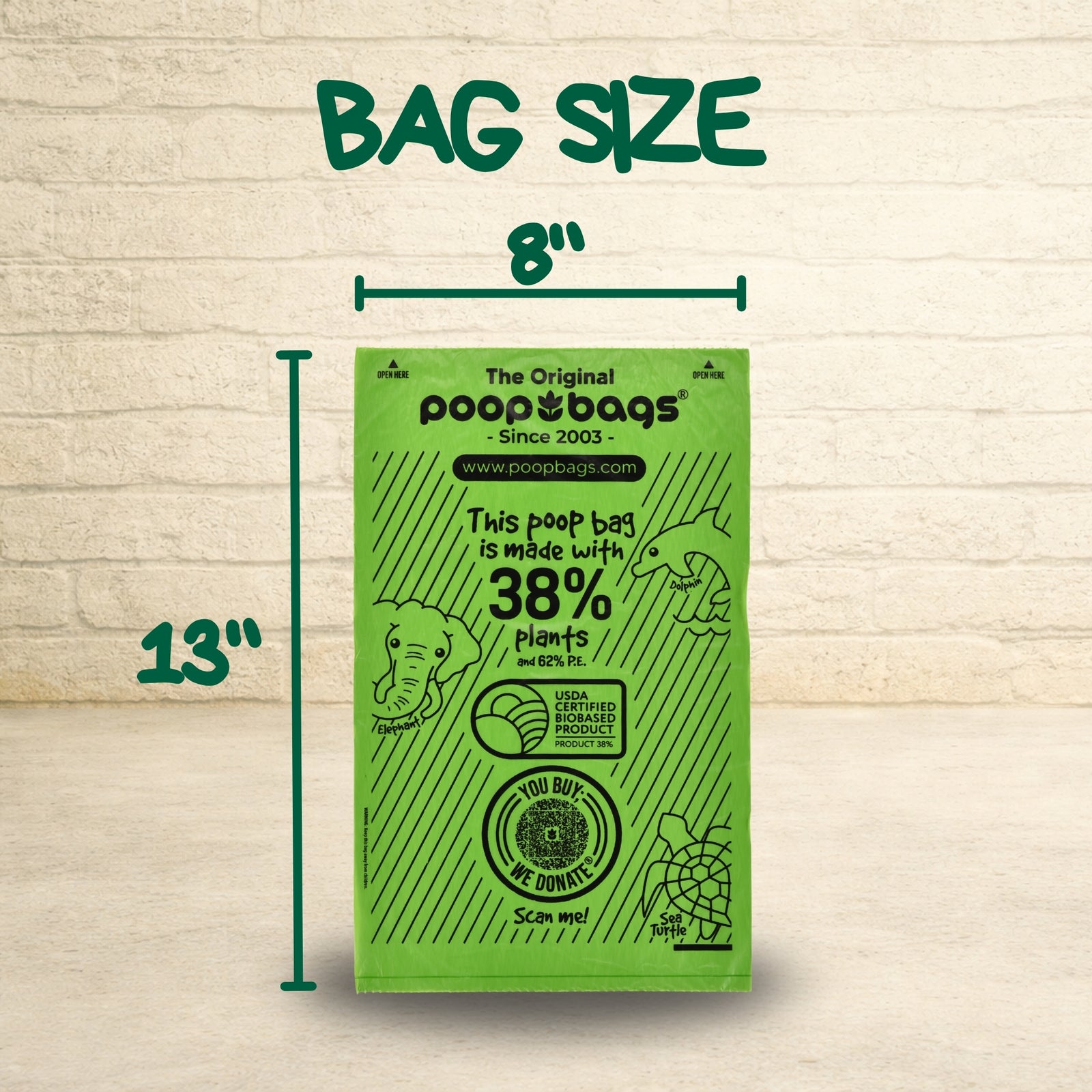 Countdown Rolls scented and unscented leash-roll dog poop bags
