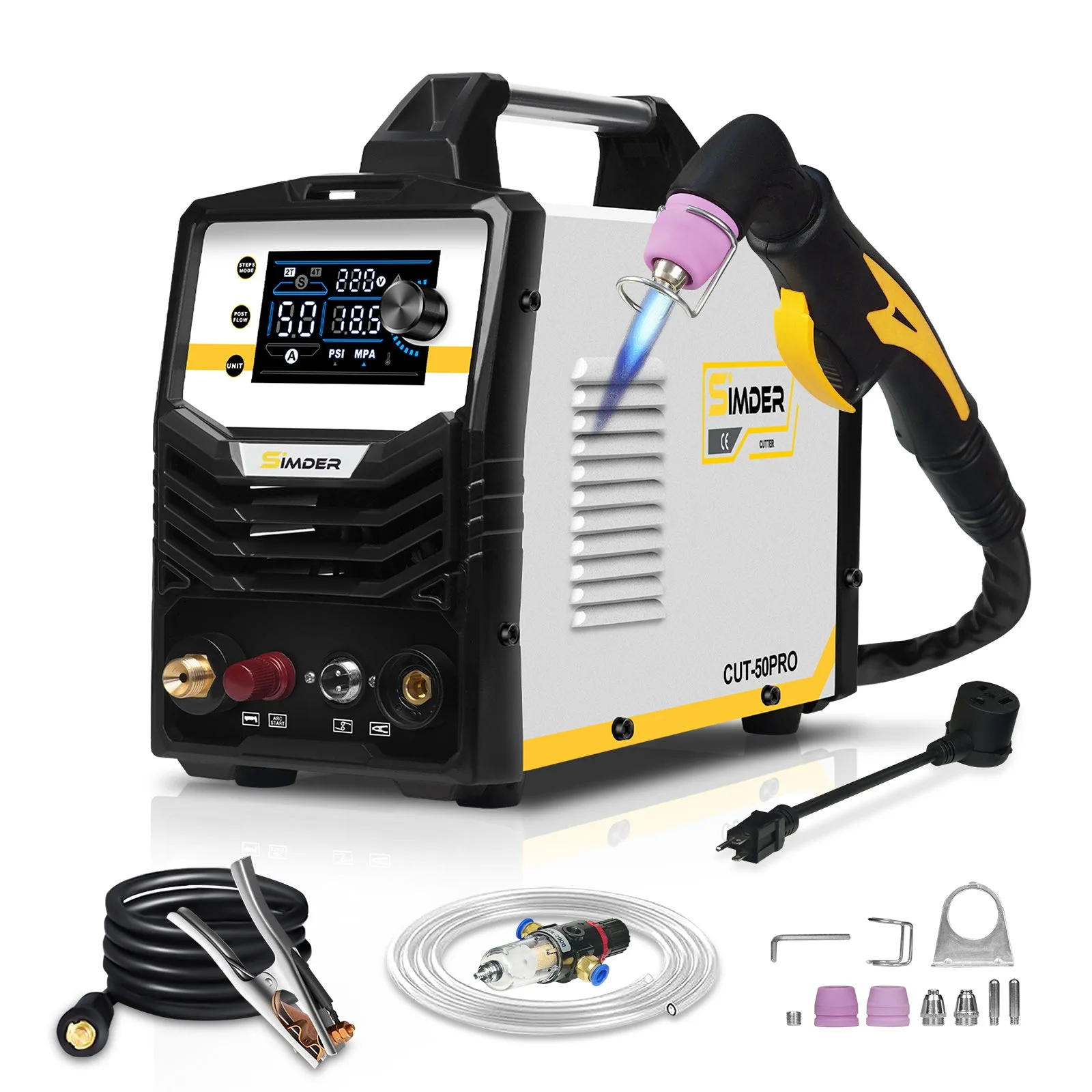 Ssimder CUT-50 PRO plasma cutter cutting mild steel