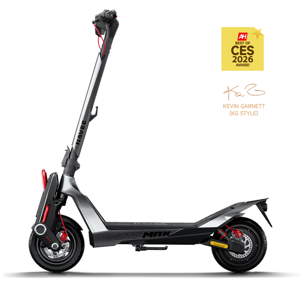 Navee UT5 Max premium electric scooter with telescopic front suspension