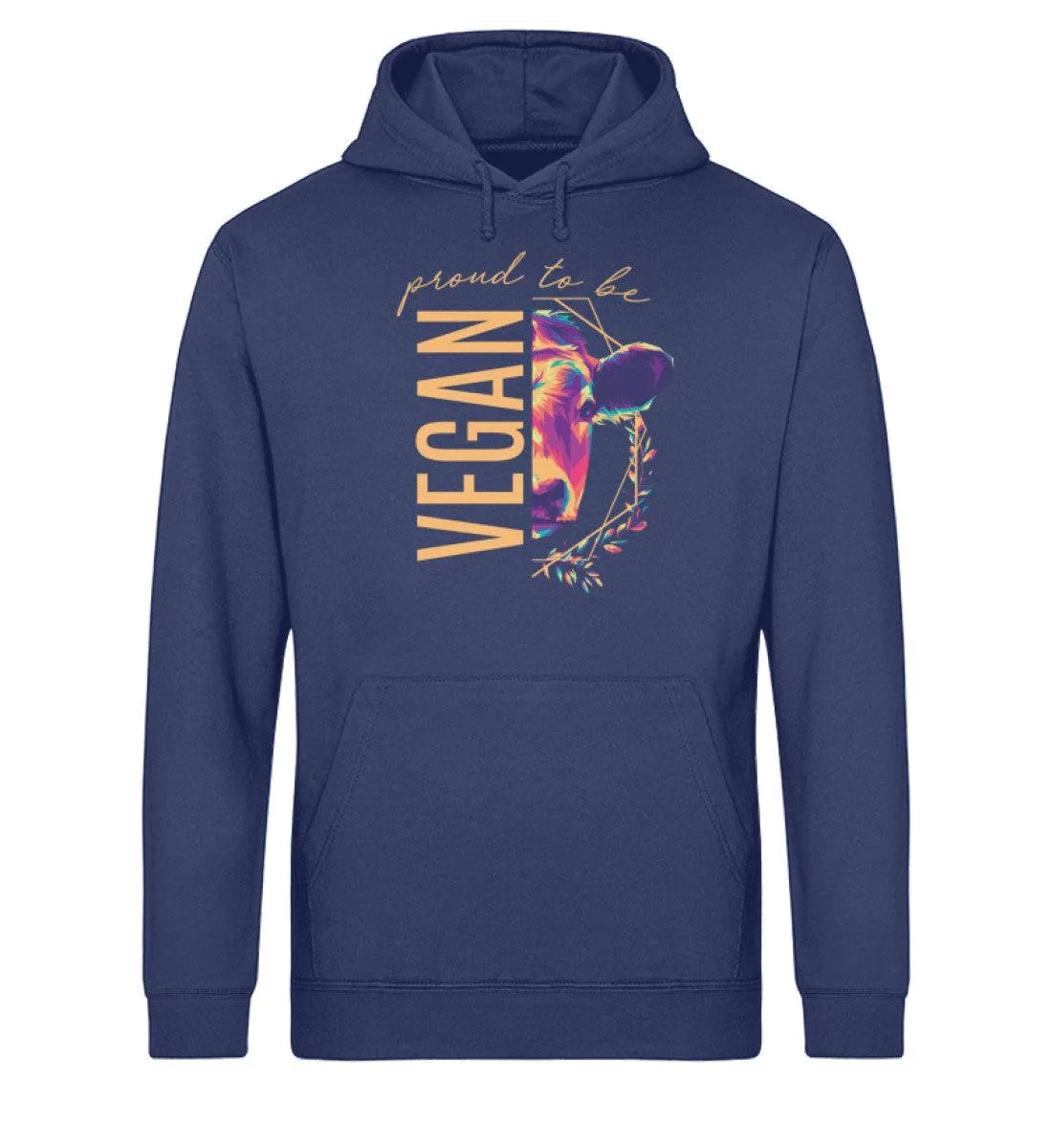 Team Vegan review — Proud to Be Vegan organic cotton hoodie, front view