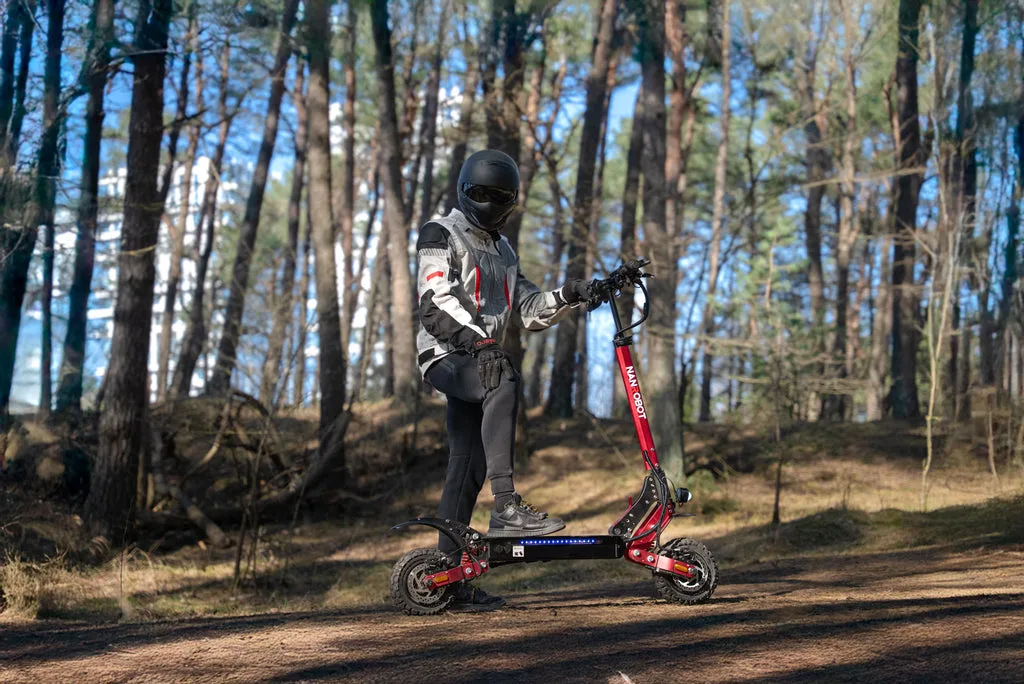 Nanrobot electric scooters D4+MAX mid-range model with adjustable handlebar and NFC unlock