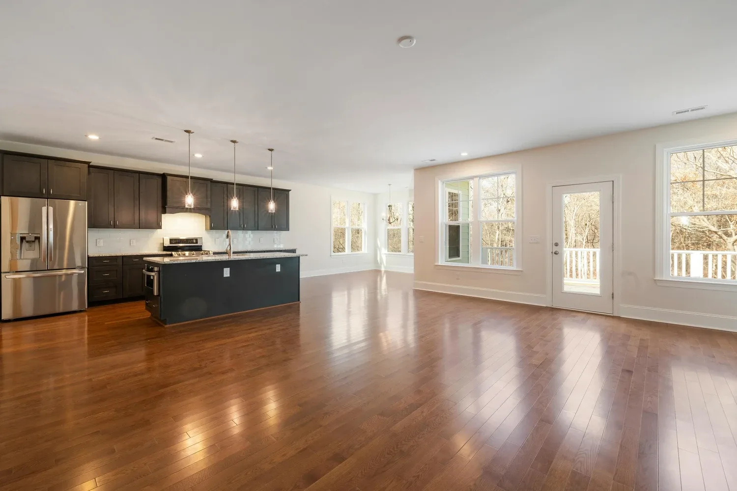 Virtual Staging AI Industrial-style staged bedroom