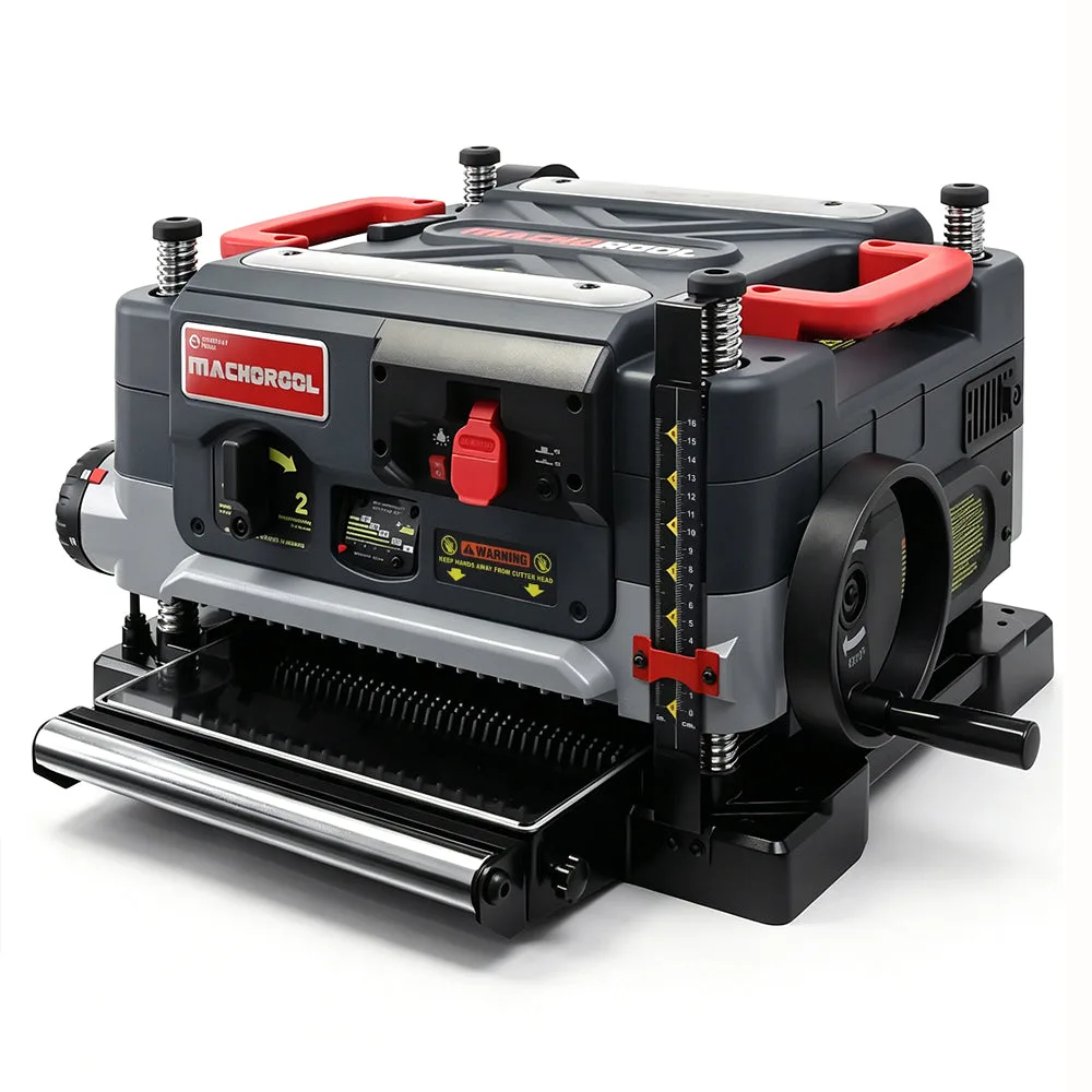 Machorool FB132H 13 inch 2 speed thickness planer with dust port