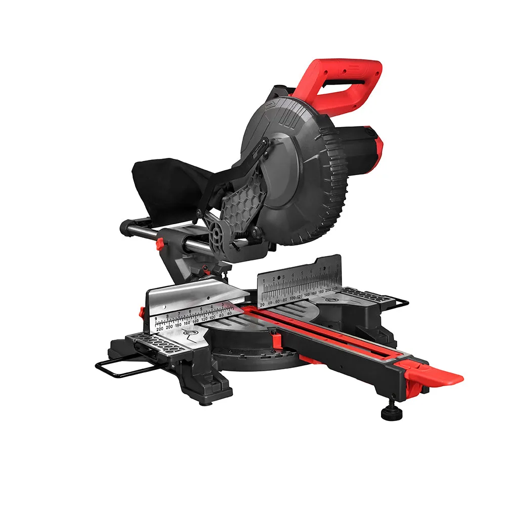 Machorool FM255 10 inch sliding compound miter saw close up
