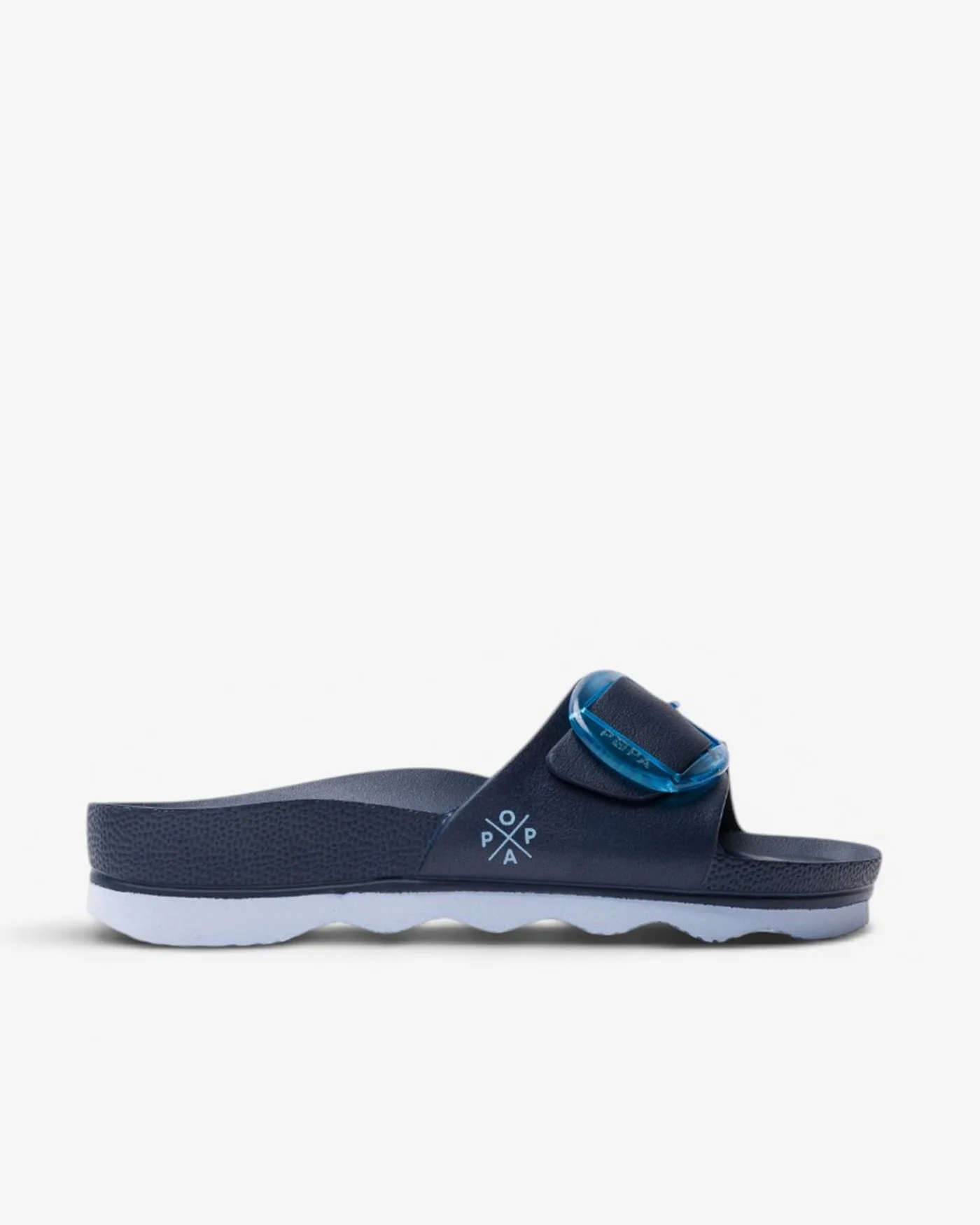 Chanclas de agua POPA Aqua Babaro en azul con diseño cerrado en el talón para mayor sujeción