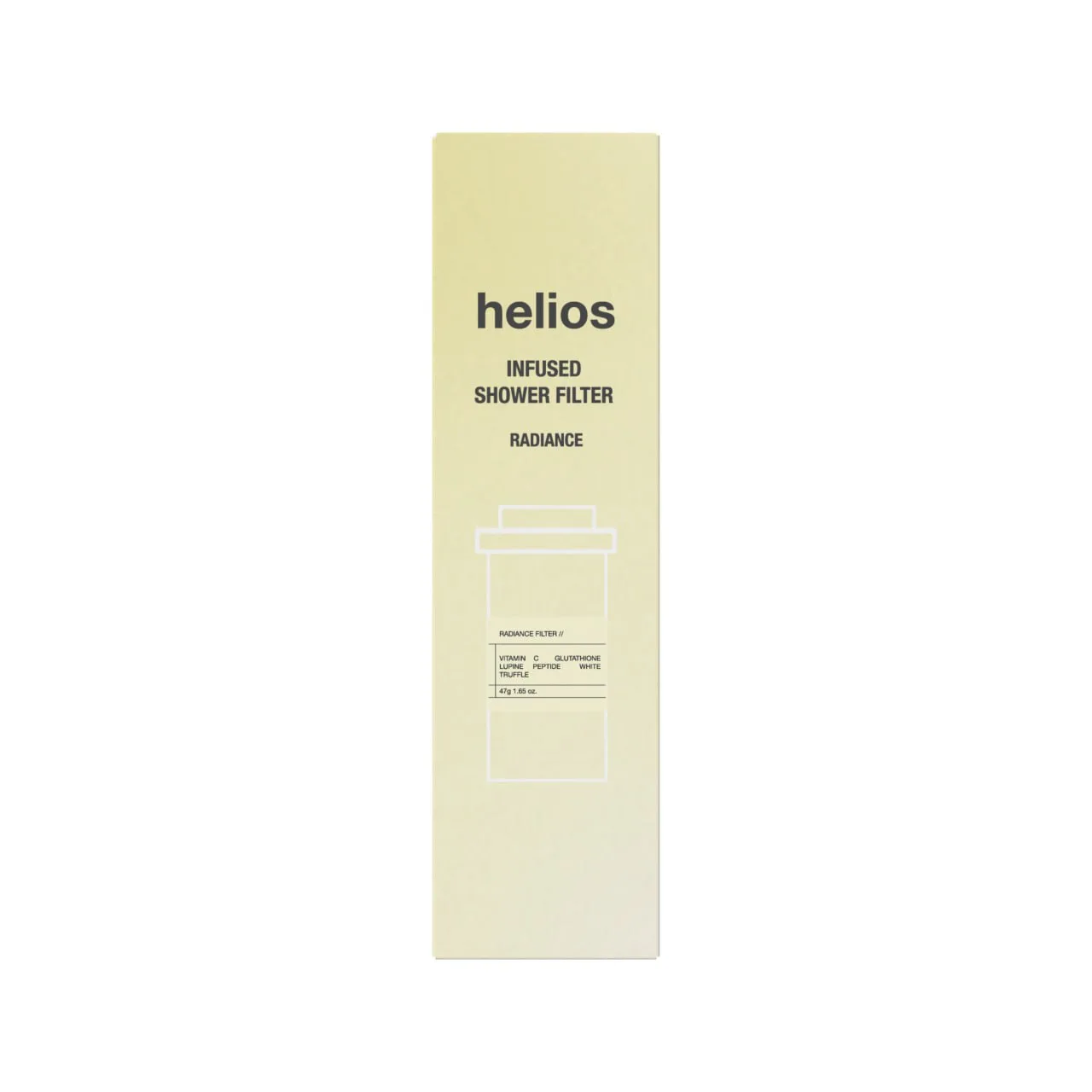Helios Filter Radiance Glow Boost infused replacement filter cartridge