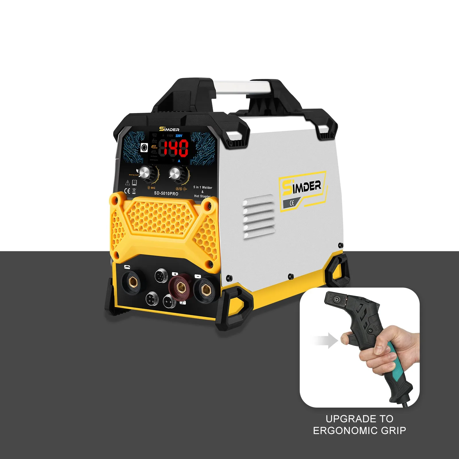 Ssimder SD-5010 PRO compact 5-in-1 welder, hot stapler and soldering iron