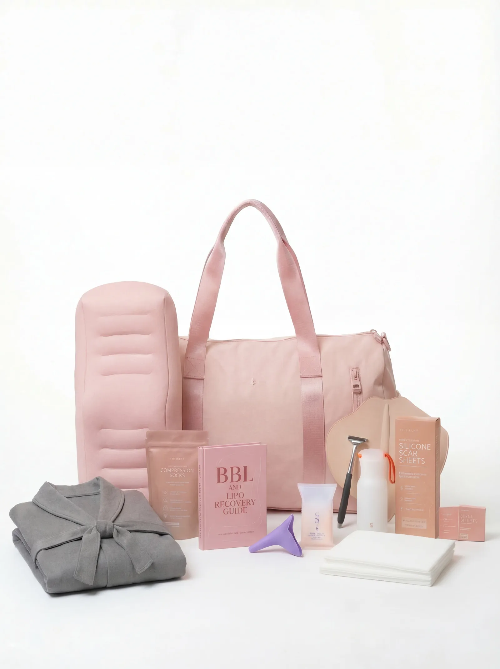 Snatched Body BBL Recovery Kit box containing 22 post-operative recovery essentials