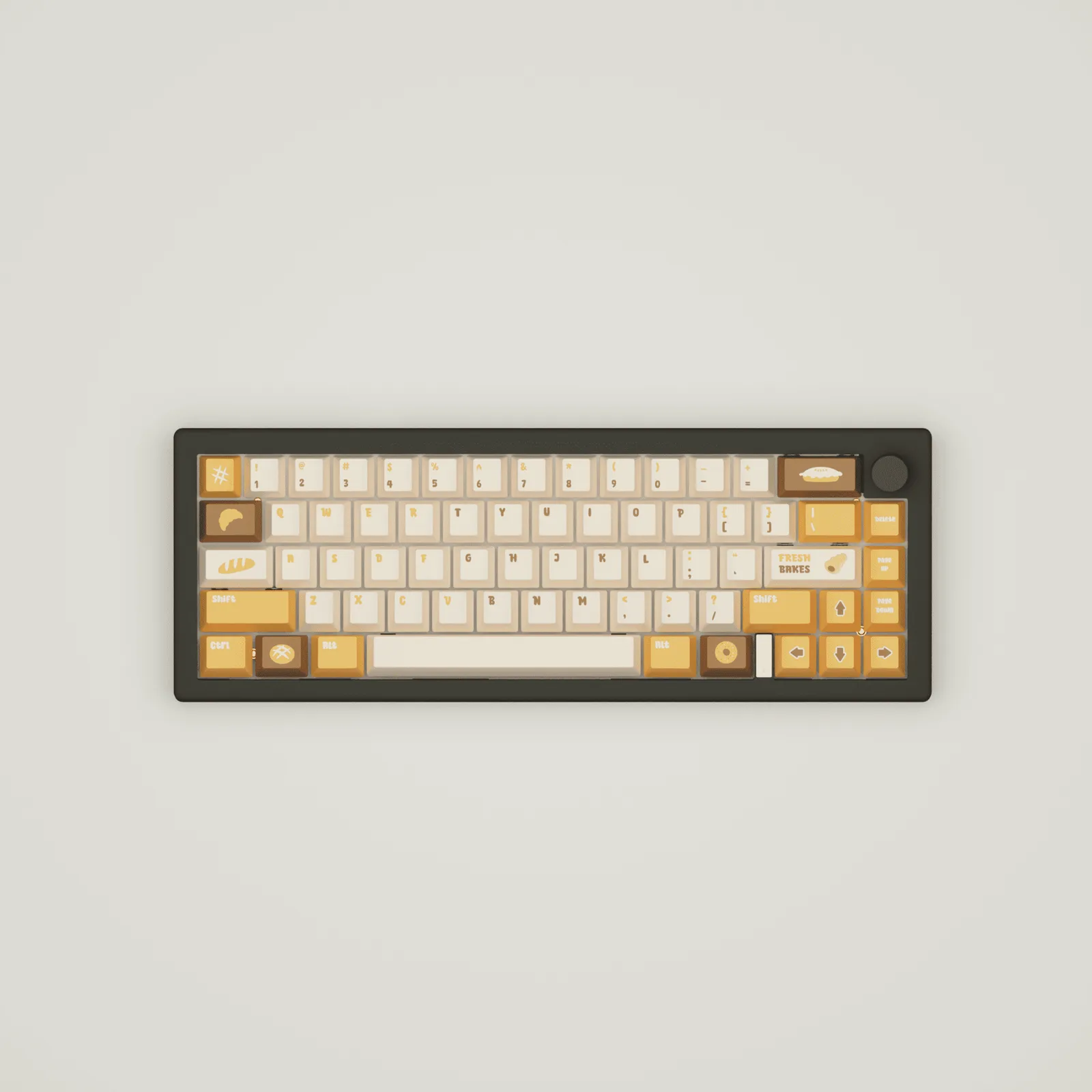 Goblintechkeys custom PBT keycap set in a themed colorway