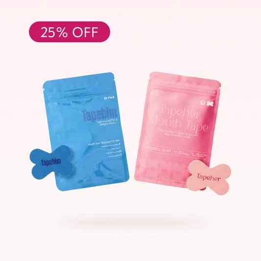 sleep shield mouth tape alternative TapeHer X-shape cotton strip