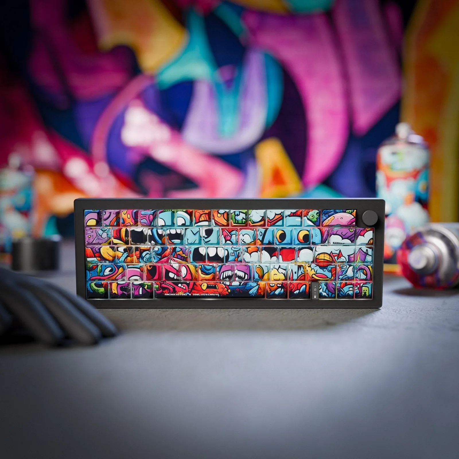 Goblintechkeys ready-design PBT keycap set product shot