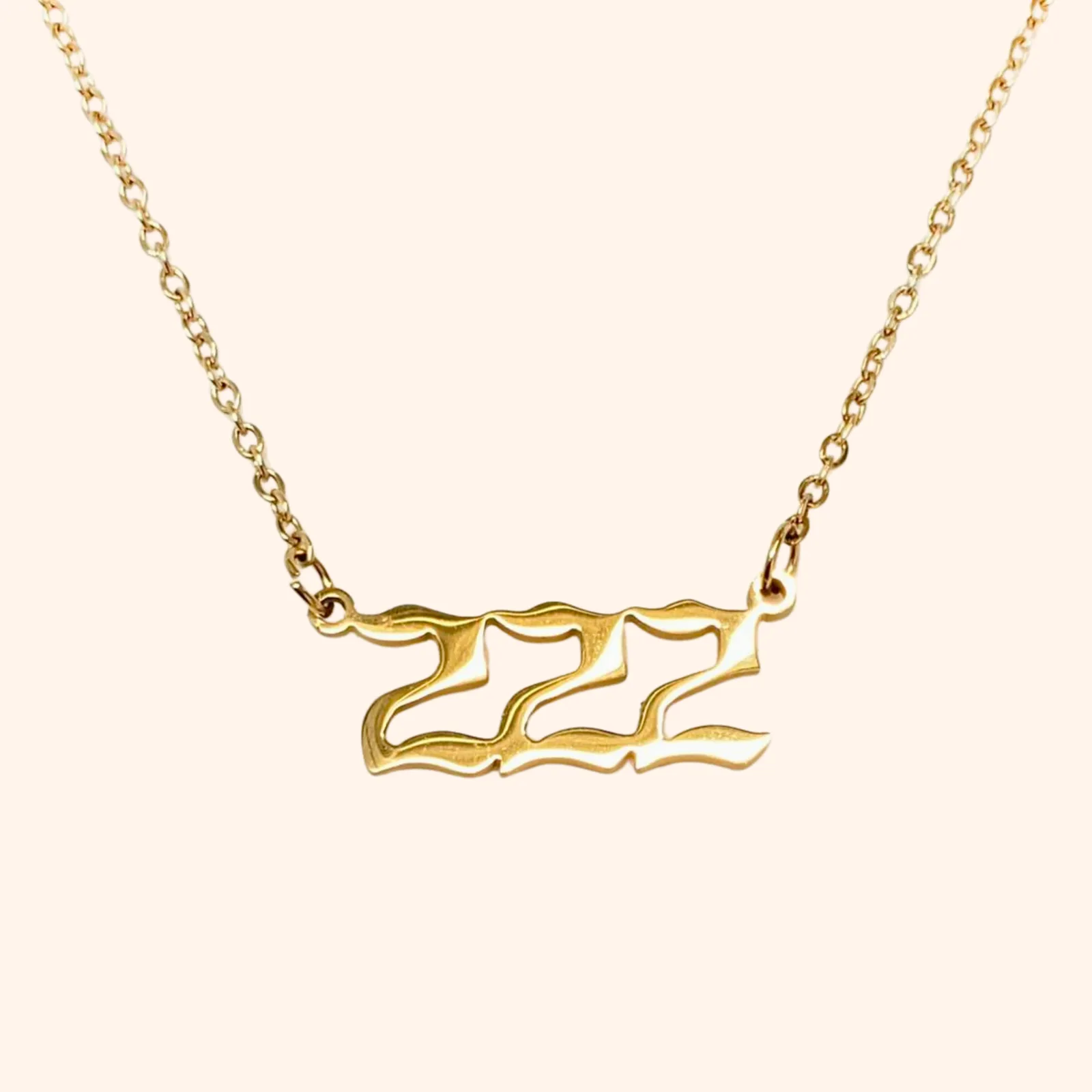 Gogo Lush angel number necklace, an example of meaningful jewelry gifts with a guardian-angel meaning