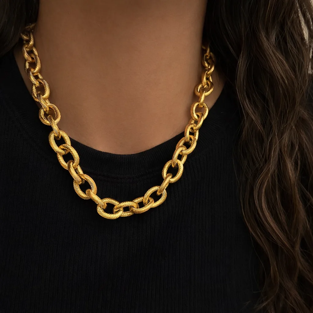 Cleaning gold-plated jewelry with a soft cloth to extend the life of the coating