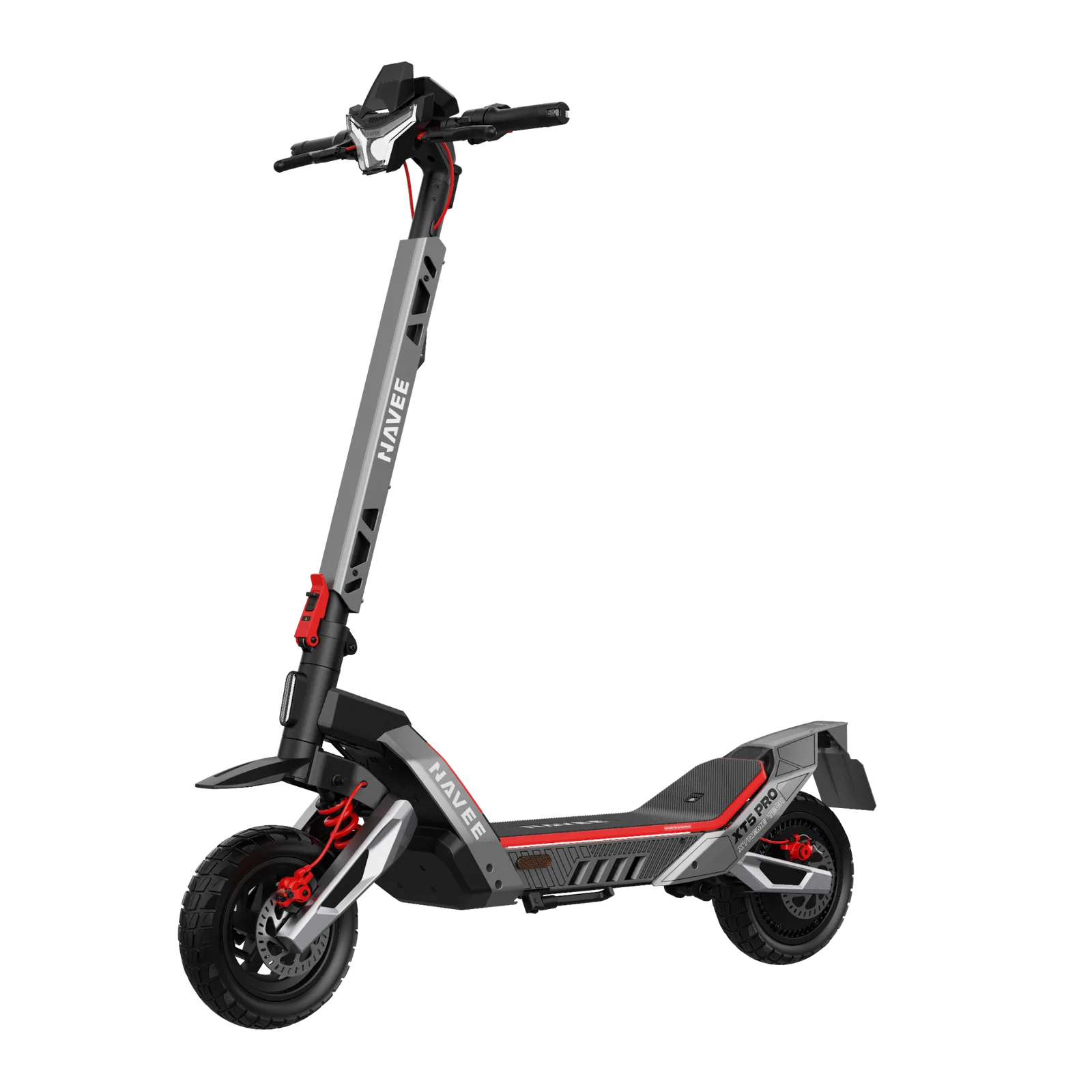 Navee XT5 Pro mid-range electric scooter with 12-inch off-road tubeless tires