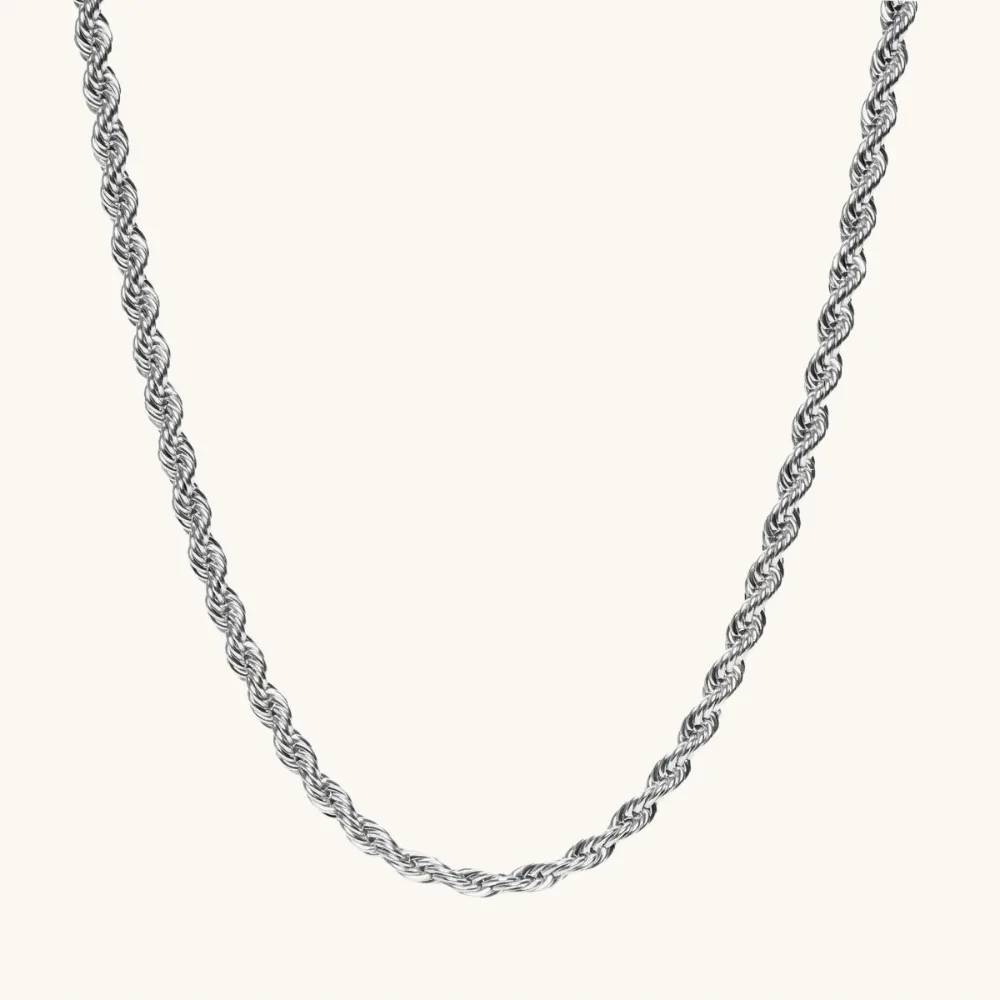 Gogo Lush 18k gold-plated personalized necklace on a stainless steel chain