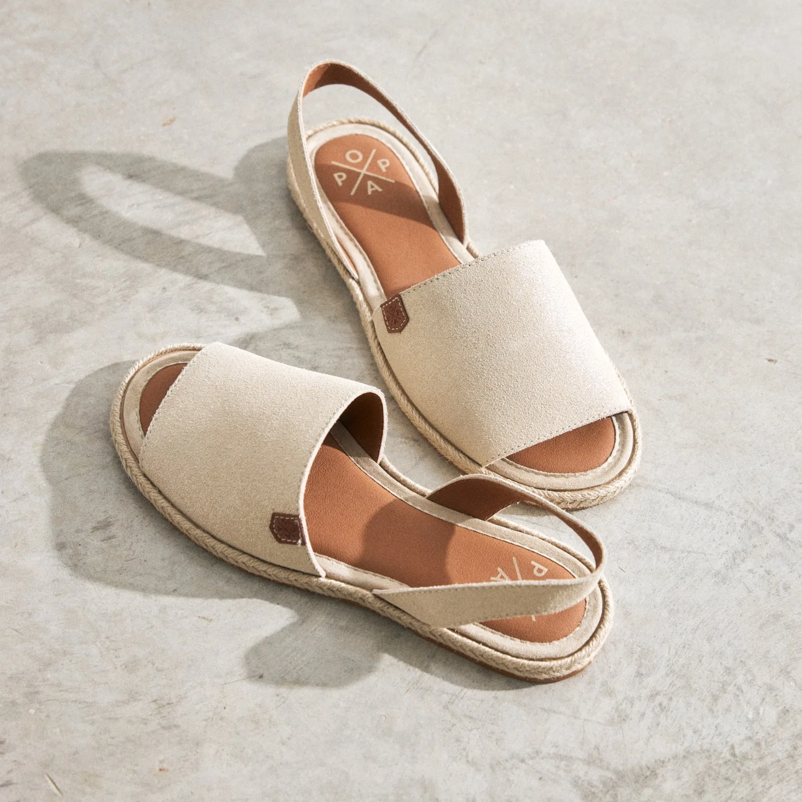 POPA shoes platform menorquina sandal with woven jute sole