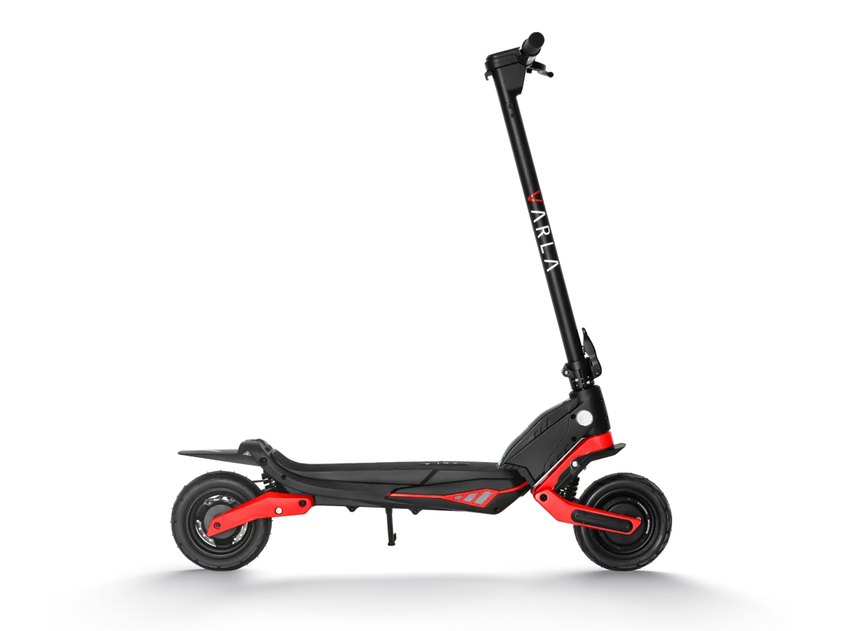 Varla electric scooters dual-motor lineup studio shot