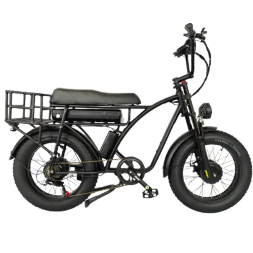 SMLRO E5 PLUS cargo electric bike with rear rack and basket