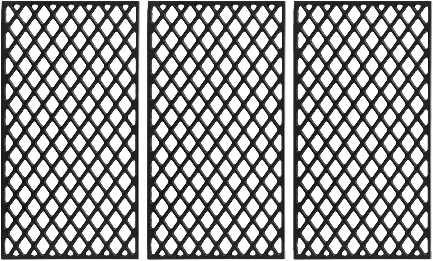 Cast iron grill replacement parts grate kit compared to stainless and porcelain grates