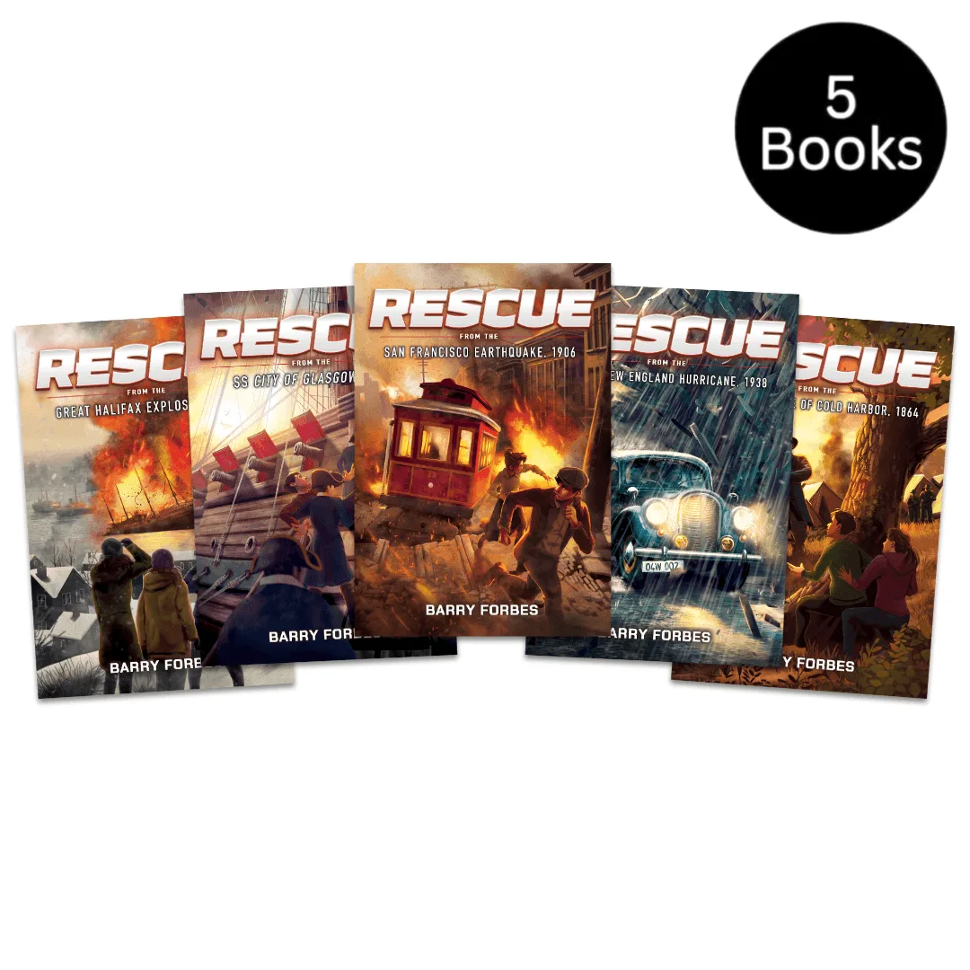 Bakken Books Rescue From historical disaster chapter book series pack