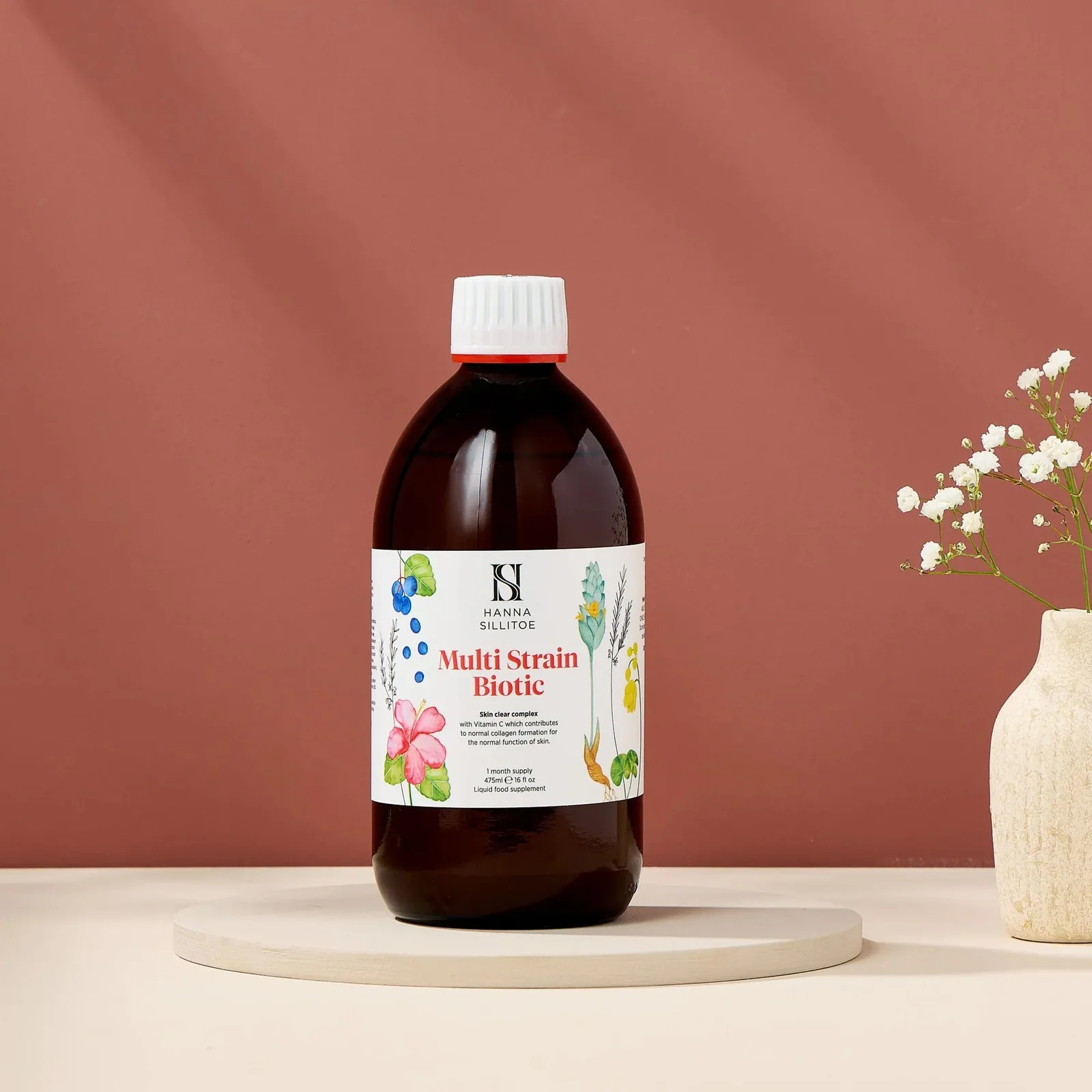 Hanna Sillitoe review: Multi Strain Biotic probiotic bottle pack shot