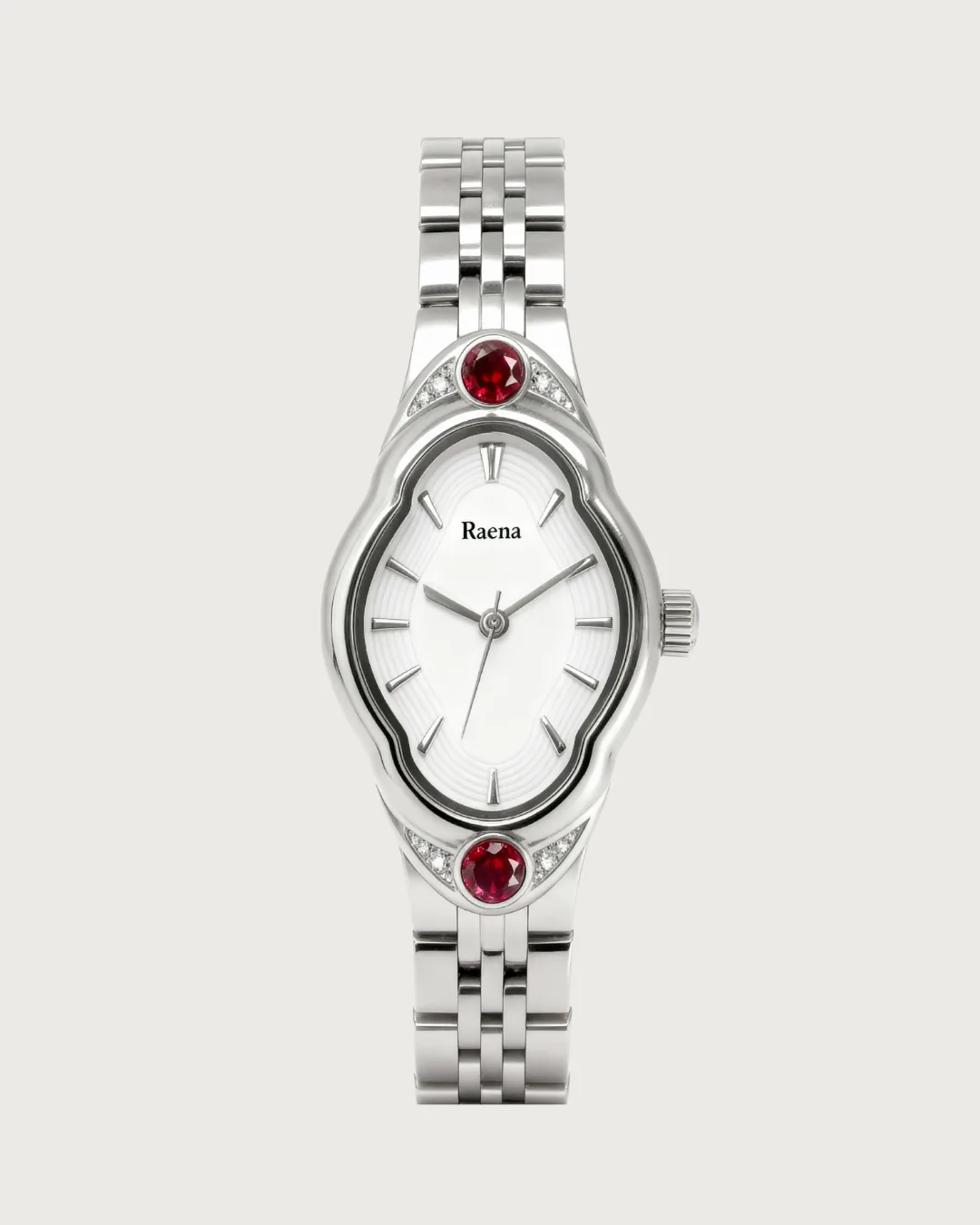 The Raena Watch Silver Red, from the Raena Stones jewellery review