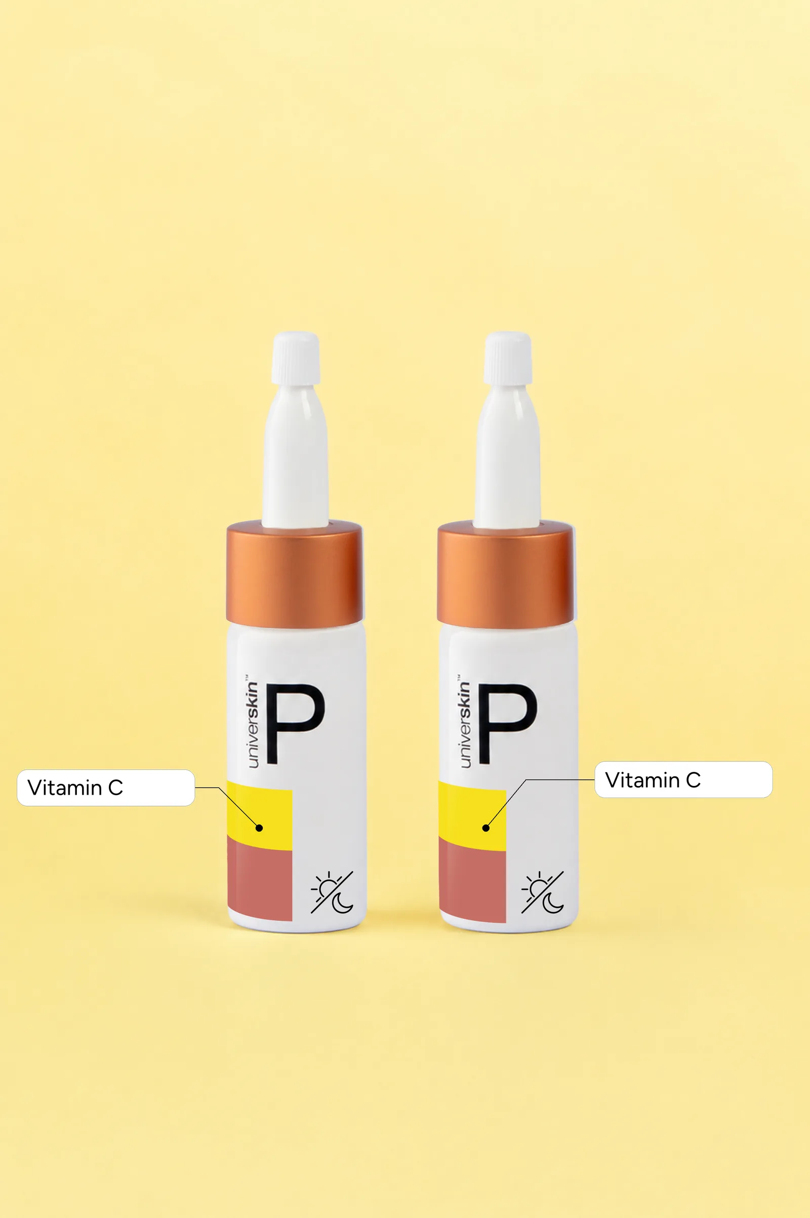 Universkin personalized serum formula concentrate bottle