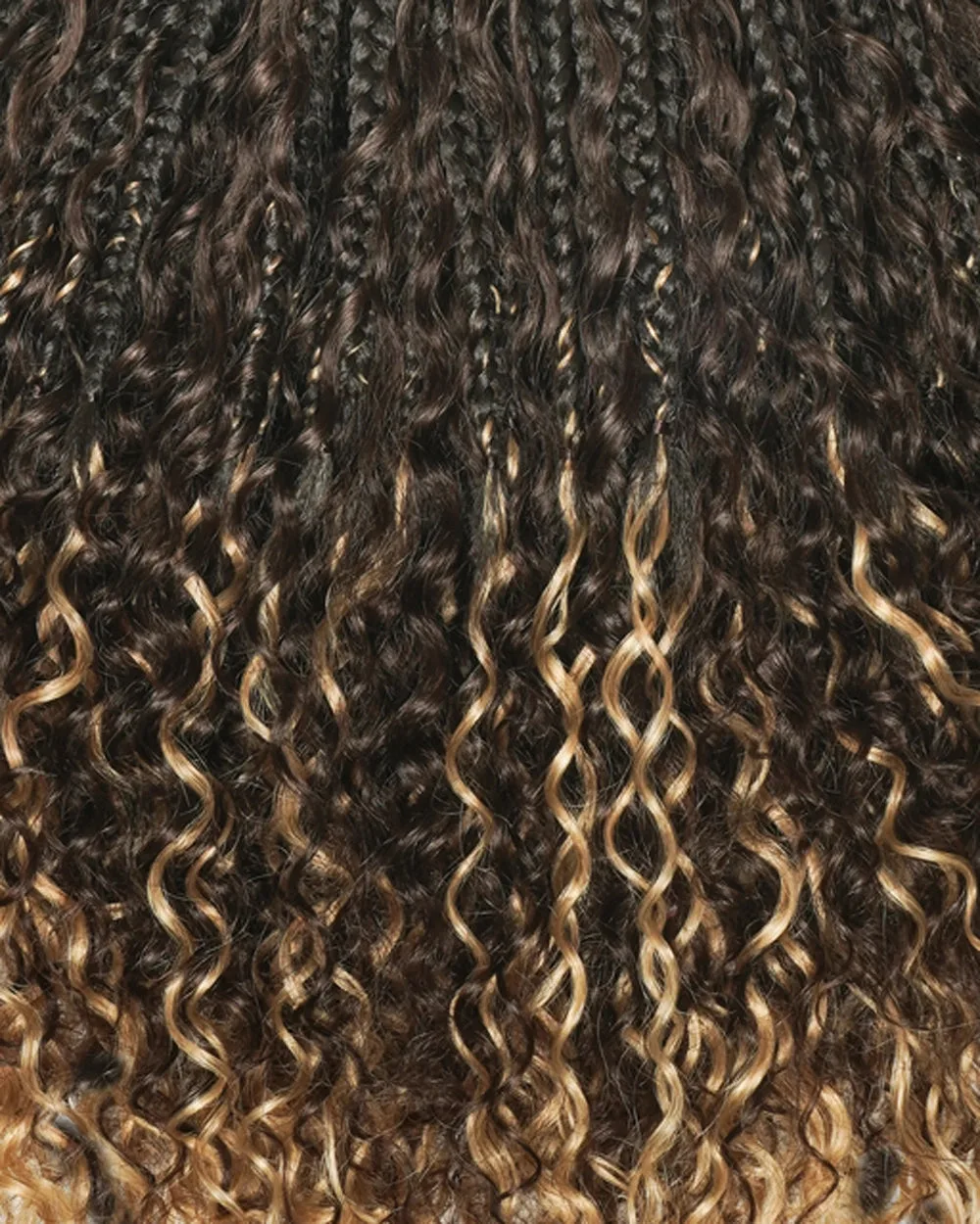 Jaliza Ghost Loop crochet boho braids water wave wig