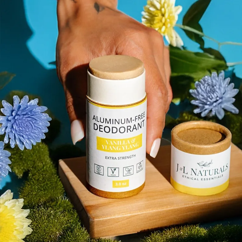 J&L Naturals Extra-Strength Deodorant pack shot