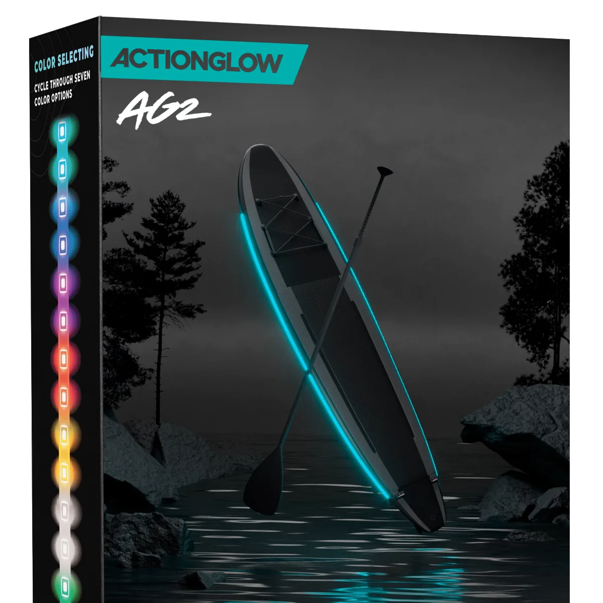 ActionGlow IP68 waterproof LED light submerged underwater