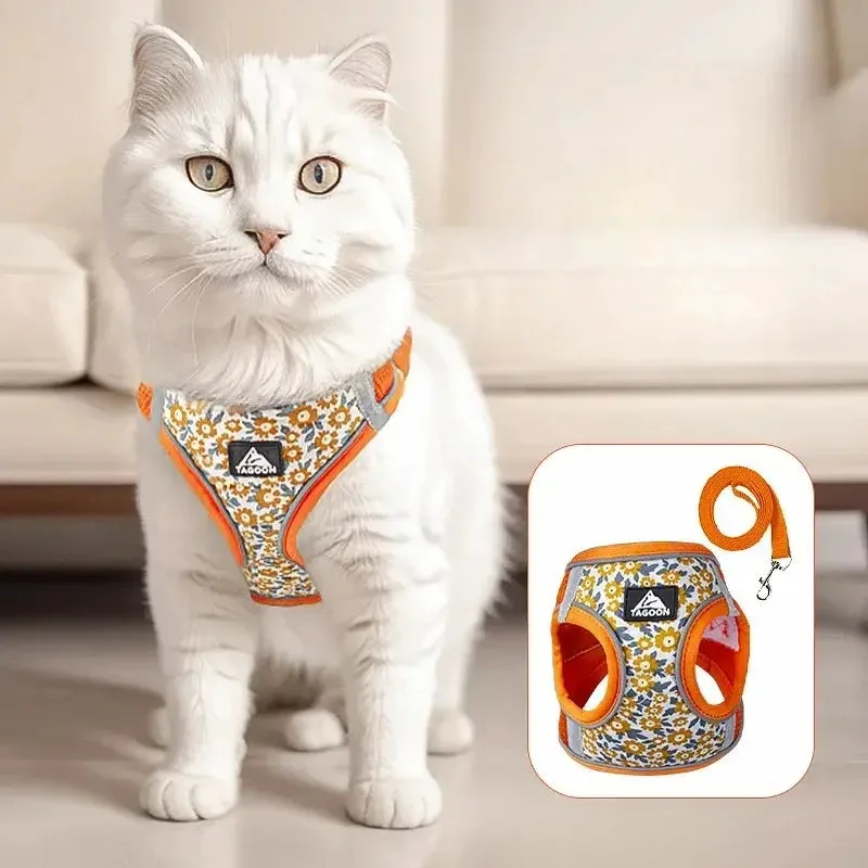 Griffe d'Amour vest-style cat harness collection in multiple colors