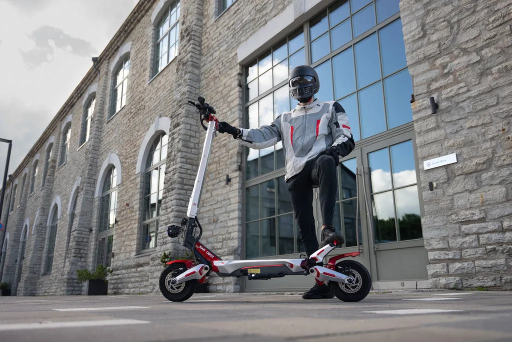 Nanrobot N6 72V electric scooter with ambient LED lighting and NFC unlock deck