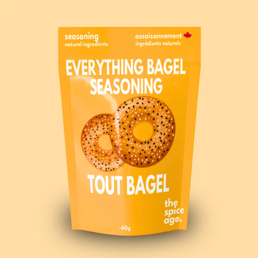 The Spice Age Everything Bagel seasoning packet
