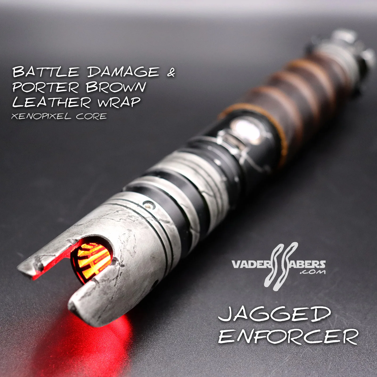 Vader's Sabers Jagged Enforcer dueling saber hilt